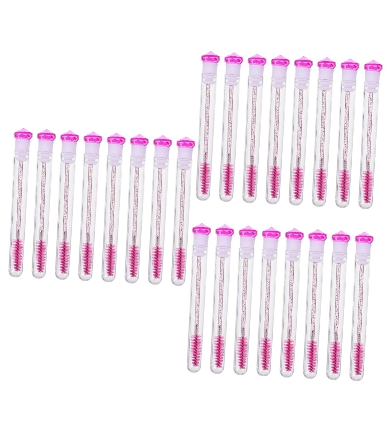 FOMIYES 24 Pcs Diamond Mascara Brush Rhinestone Applicator Tool Makeup Containers Lip Balm Containers Mascara Cream Wand Eyelash Cream Tubes Lash Wand Tubes Beauty Eyelash Extend - Buy Online on GoSupps.com