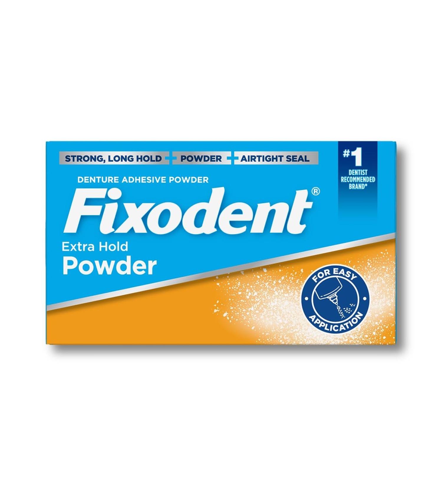 Fixodent Fixodent Denture Adhesive Powder Extra Hold Extra Hold 2.7 Oz