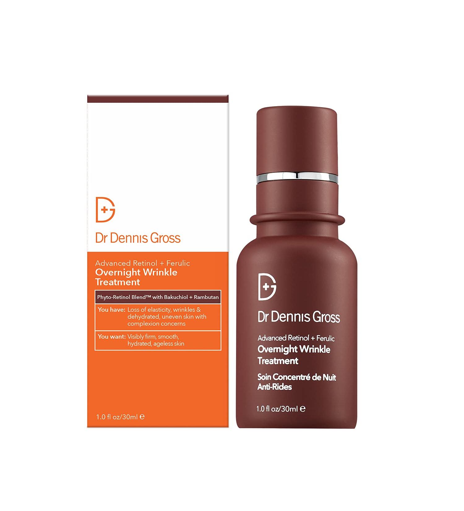 Dr. Dennis Gross Advanced Retinol + Ferulic Overnight Wrinkle Treatment - 1 oz - Buy Online on GoSupps.com