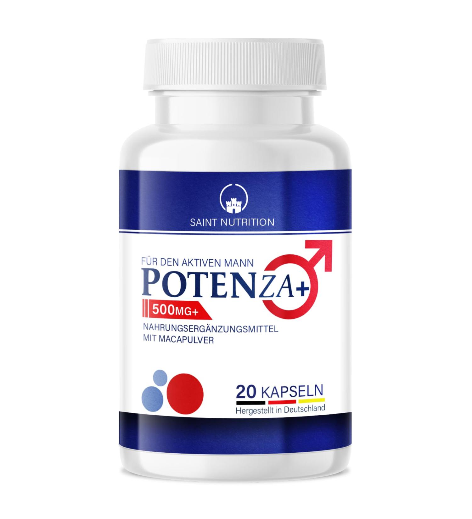Potentus Capsules for Men - High-Dose Pleasure Pills | Extra Strong & Immediate Effect | Premium Quality Performance - 1 Pack - Buy Online on GoSupps.com