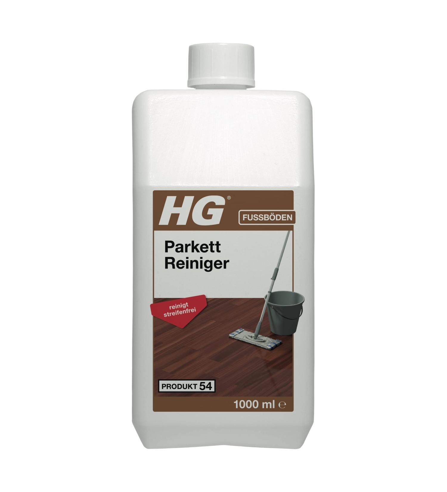 HG Parquet Cleaner 1000 ml | Concentrated & Strip-Free Cleaning for Wood Floors - Protects Against Wear | International Shipping Available - Buy Online on GoSupps.com