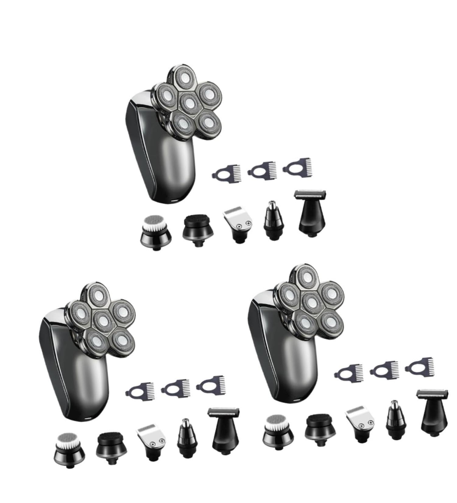 Buy FRCOLOR 3 Sets Electric Shaver for Men | Waterproof Foil Shaving Kit & Hair Clippers | Premium Men's Grooming Essentials - Buy Online on GoSupps.com