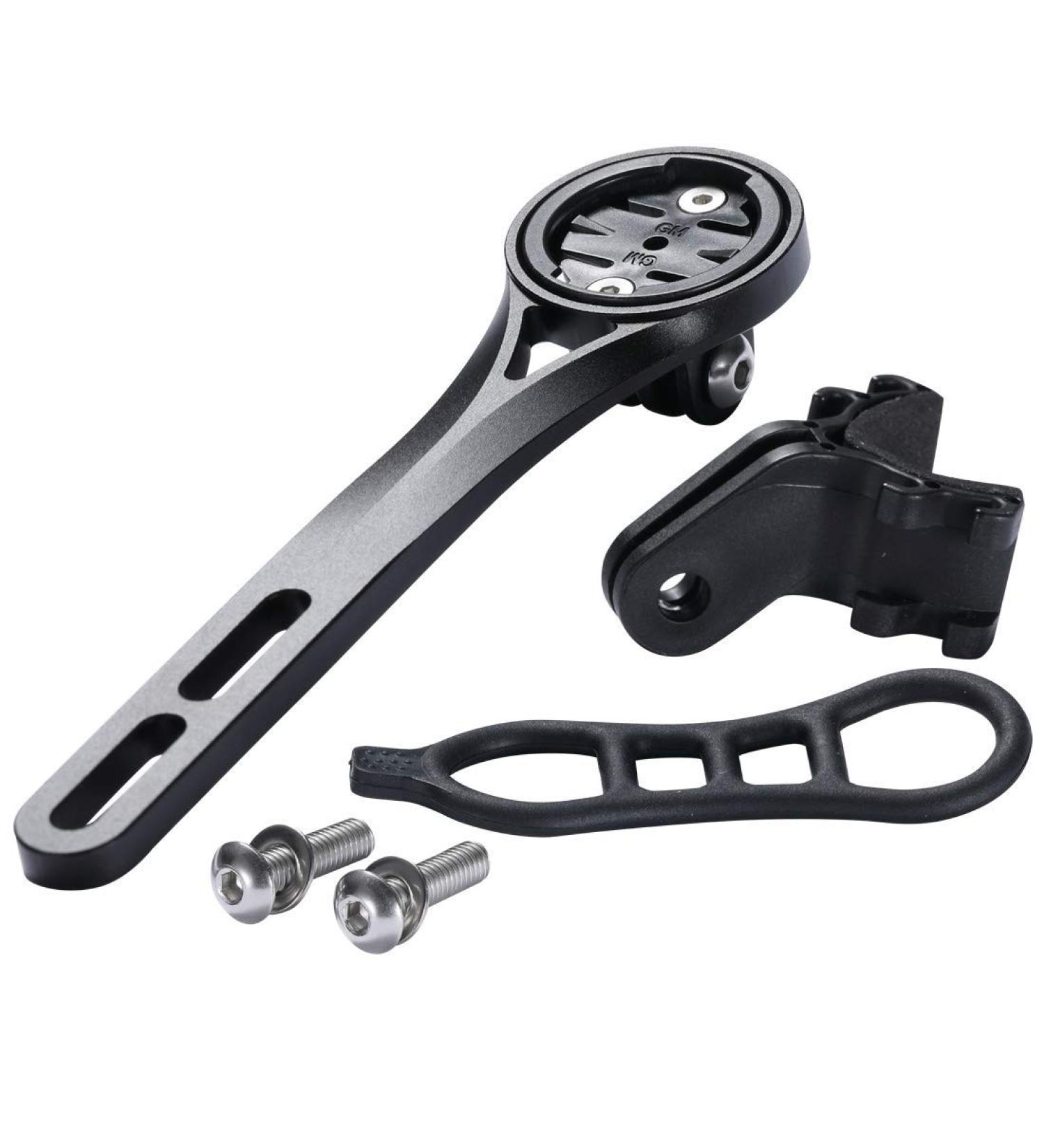 Dymoece Integrated Bike Computer Mount - Aluminum Alloy Handlebar Mount for Garmin Edge 130/200/500/510/520/810/820/1000/1030 & GoPro - Black - Buy Online on GoSupps.com