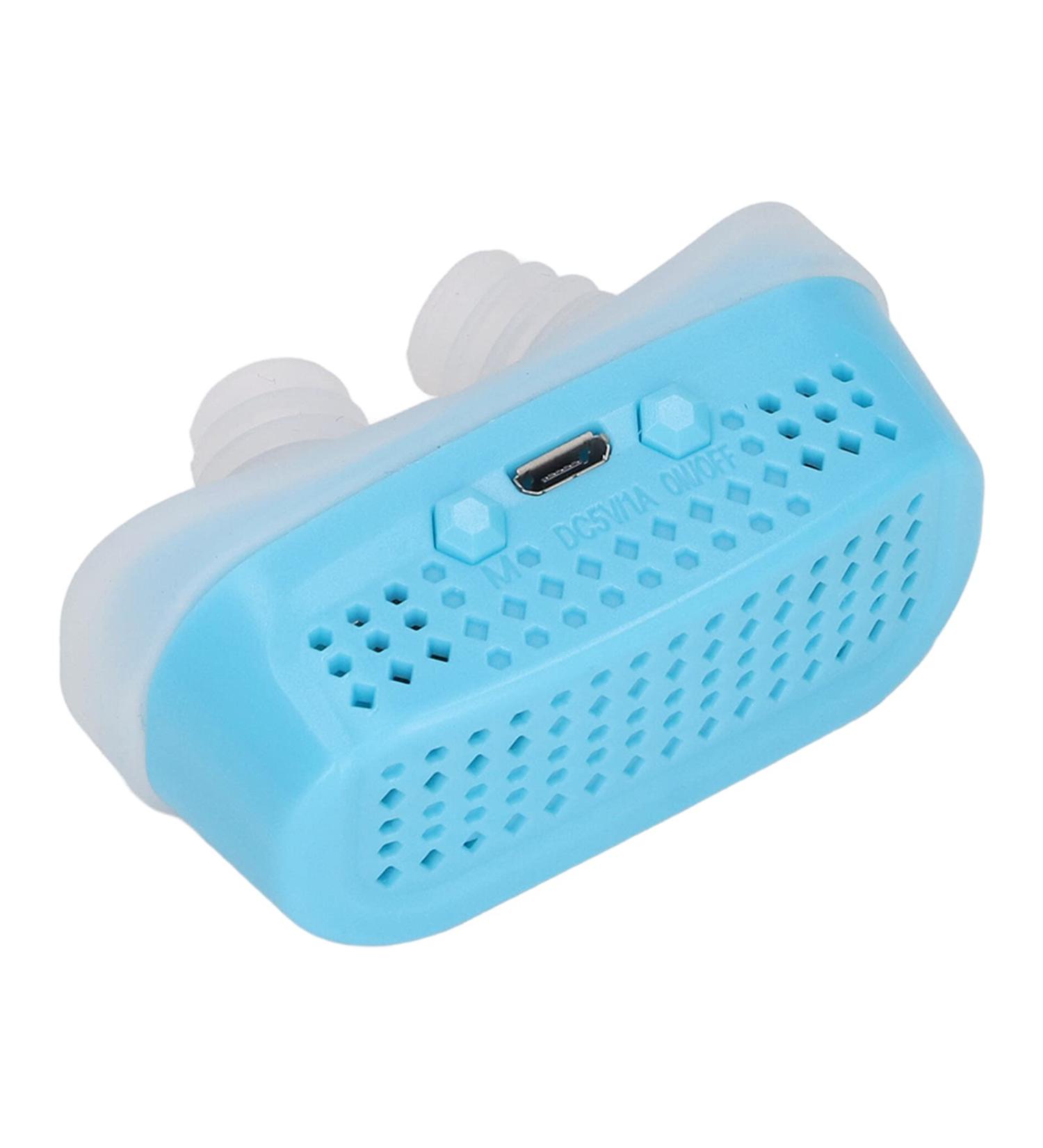 Jopwkuin Electric Snoring Solution Device for PM2.5 Prevention - Low Noise Silicone Strap (Blue) - Night Use - Buy Online on GoSupps.com