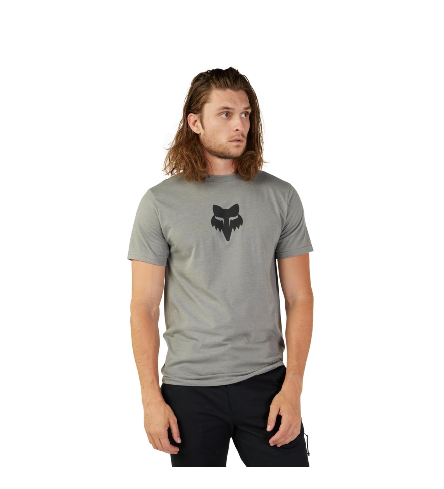 Buy Fox Racing Men's Fox Head SS Prem Tee Windbreaker L Grey | International Shipping Available - Buy Online on GoSupps.com