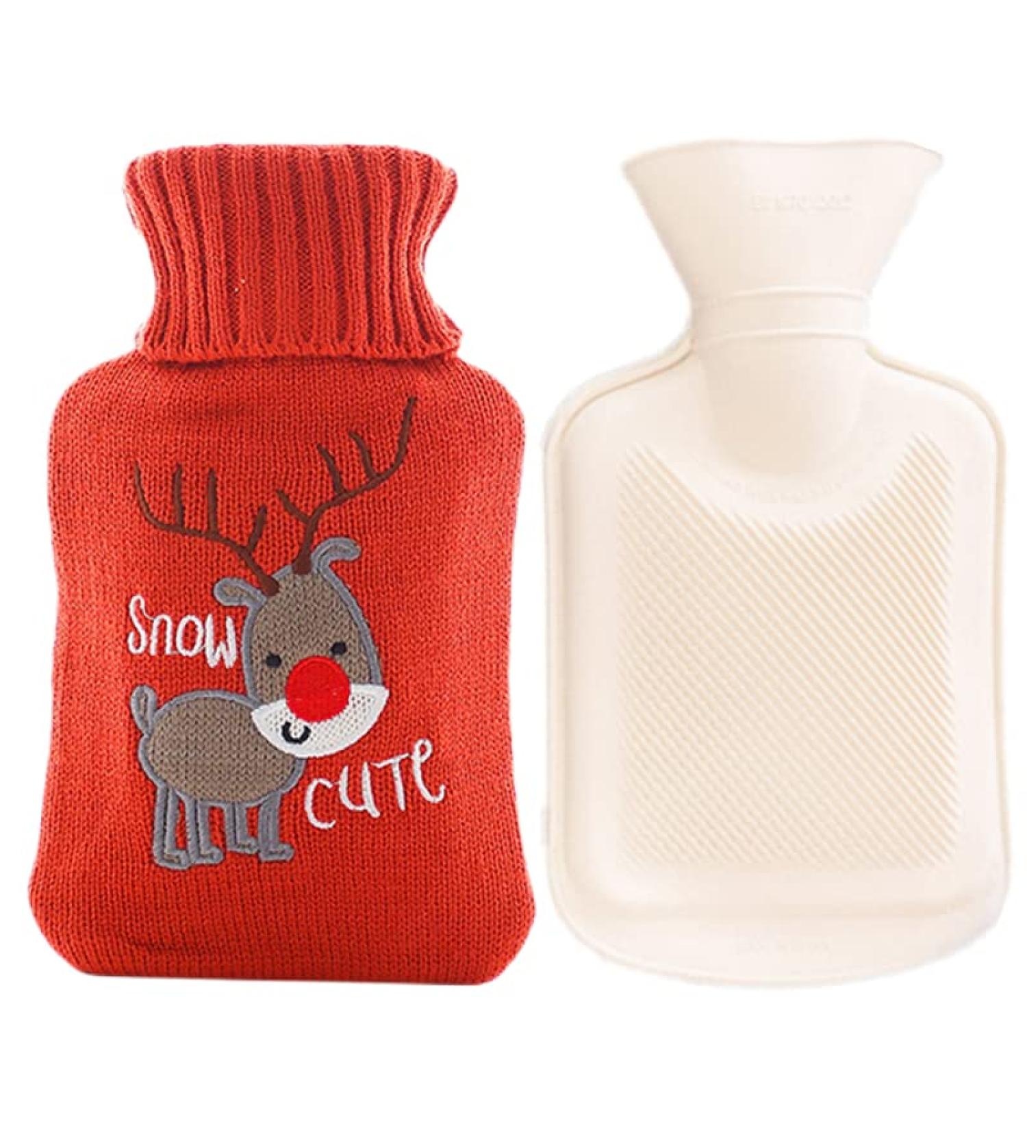 MYAMIA Hot Water Bottle for Winter | Removable Cover for Hands & Feet - Cozy Comfort for Cold Days - Buy Online on GoSupps.com