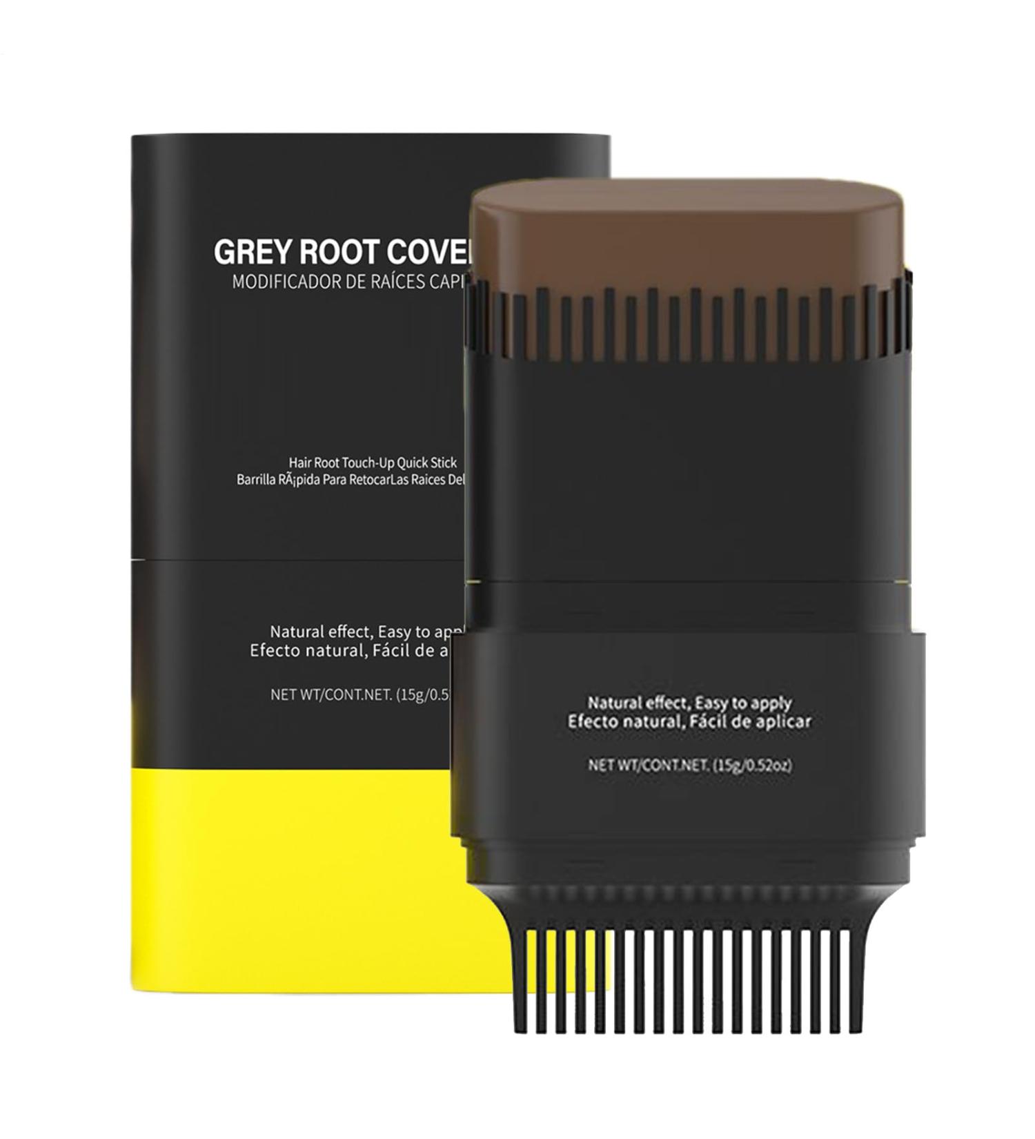Comb-on Hair Dye - Temporary Hair Color for Gray Hair | 15g Easy-to-Apply Root Concealer Waterproof Solution for Adults Seniors Women and Men - Buy Online on GoSupps.com