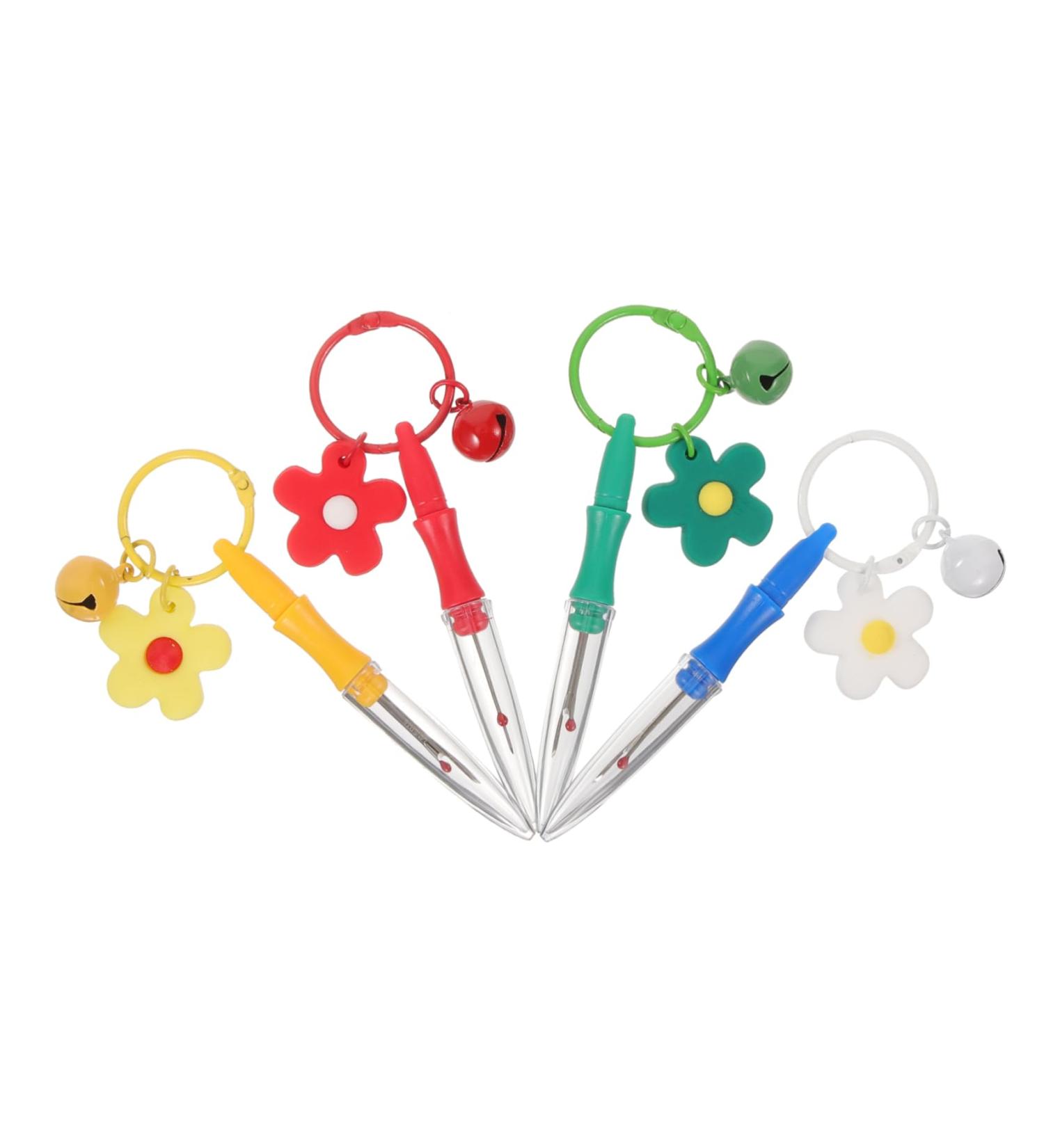 KALLORY 4pcs Seam Ripper Key Fob Keychain Sewing Stitch Thread Unpicker Clothing Remove The Stitches - Buy Online on GoSupps.com