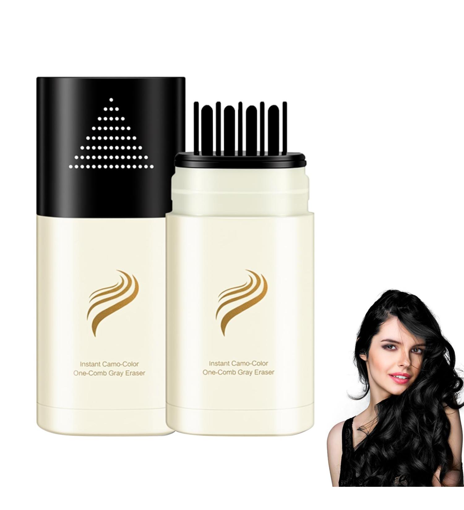 B ton Colorant 2-en-1 - Couverture Instantan e des Cheveux Blancs pour Femmes & Hommes | B ton de Racines R sistant l'Eau et la Transpiration pour Tous Types de Cheveux - Buy Online on GoSupps.com