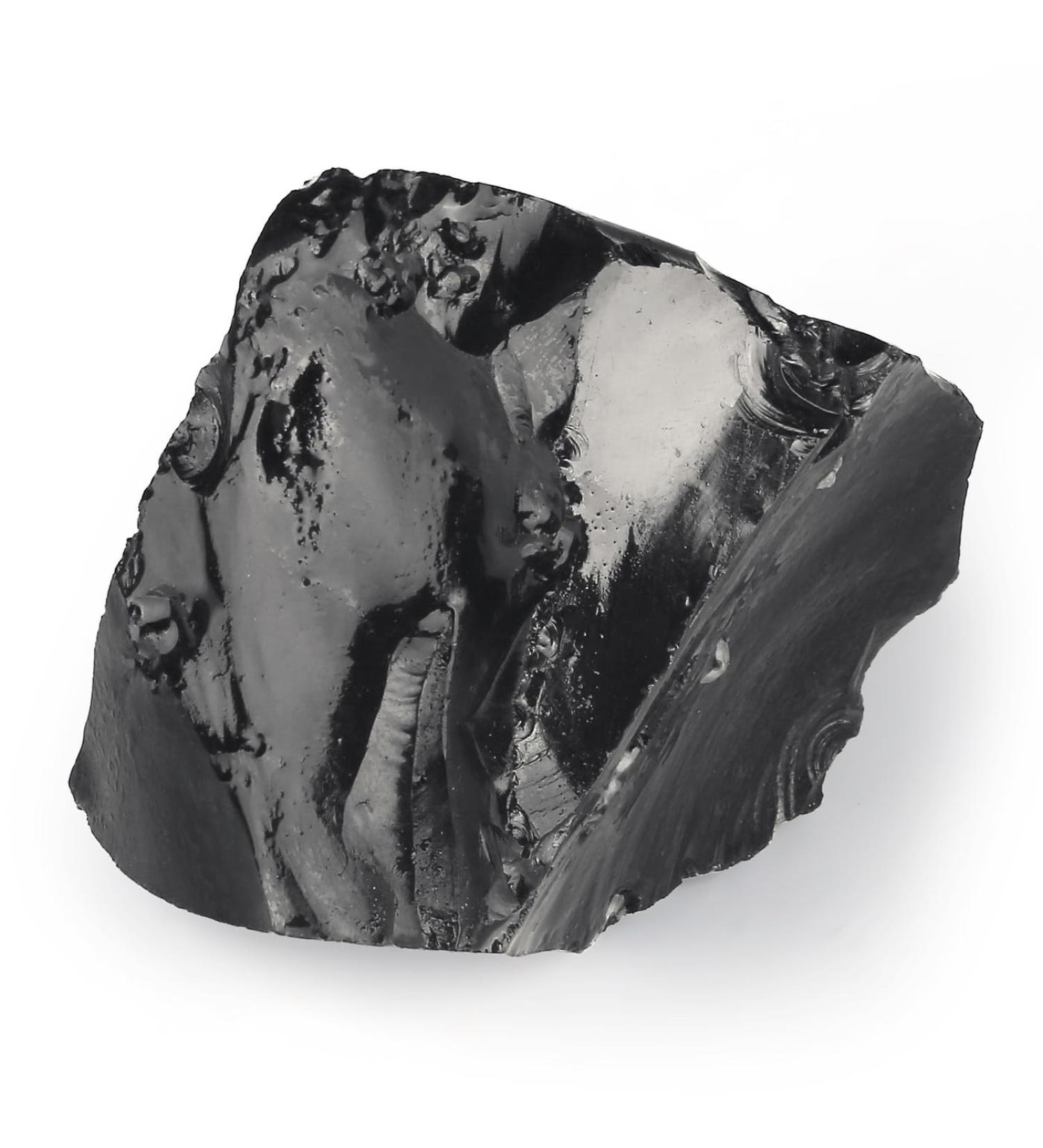 XIANNVXI Black Obsidian Crystal 1.77-2.17" Raw Crystal Obsidian Stone Natural Healing Crystal Rock Rough Gemstone for Crystal Lovers Beginners Collectors Witchcraft Supplies C - Obsidian - Buy Online on GoSupps.com