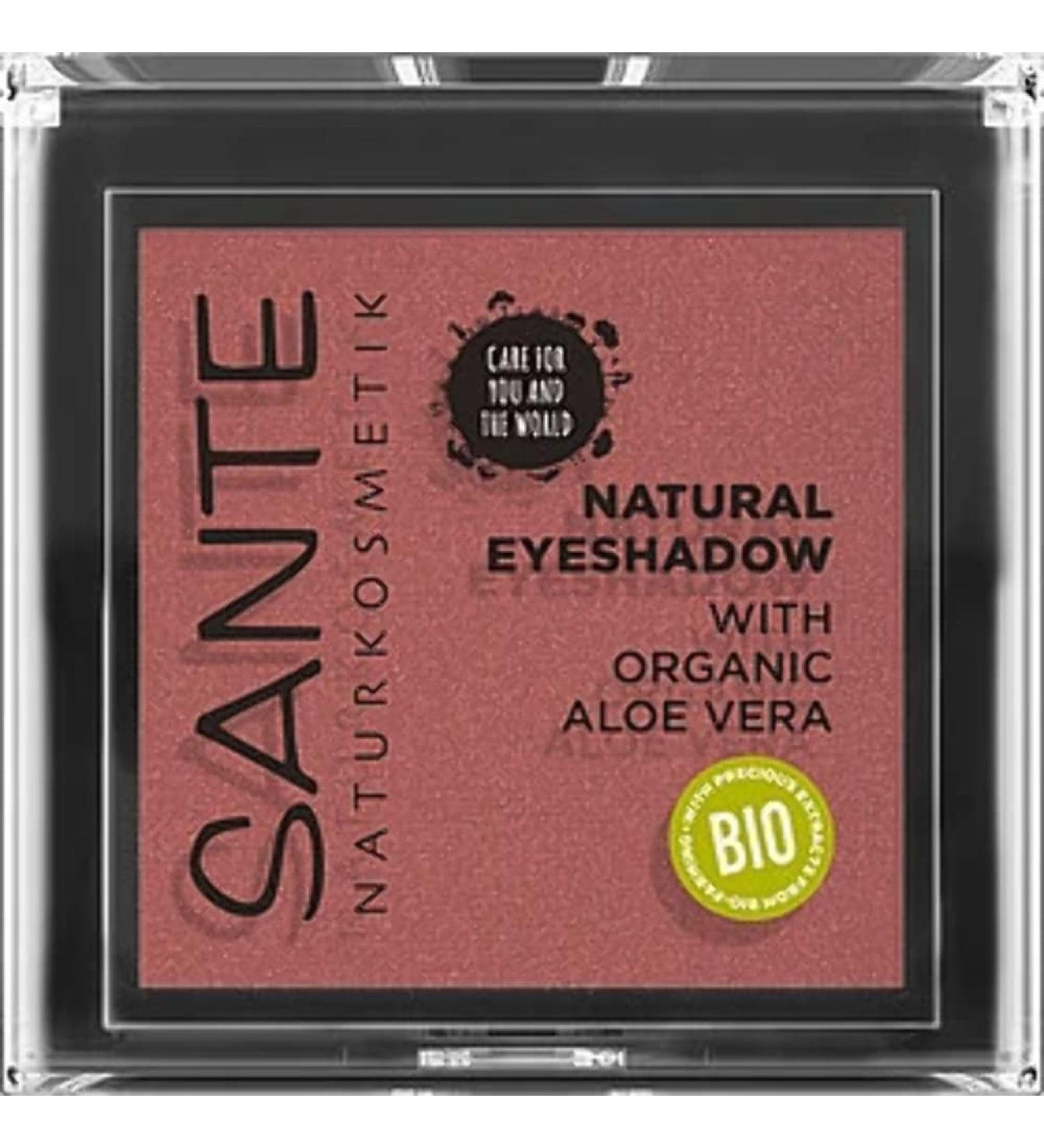 LOGOCOS SANTE Naturkosmetik Natural Eyeshadow 04 Tawny Taupe eye shadow matte color nuance organic extracts vegan 18 g - Buy Online on GoSupps.com