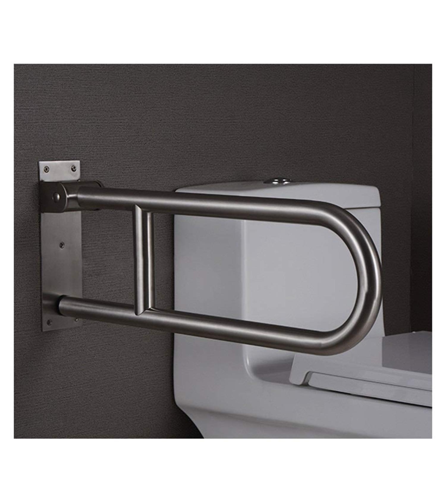 Bathroom Grab Bar Safety Support Rail Folding Handrail For Bathroom 30-Inch Flip-Up Handicap Handrails Bathroom Support Safety Rails For El - Buy Online on GoSupps.com