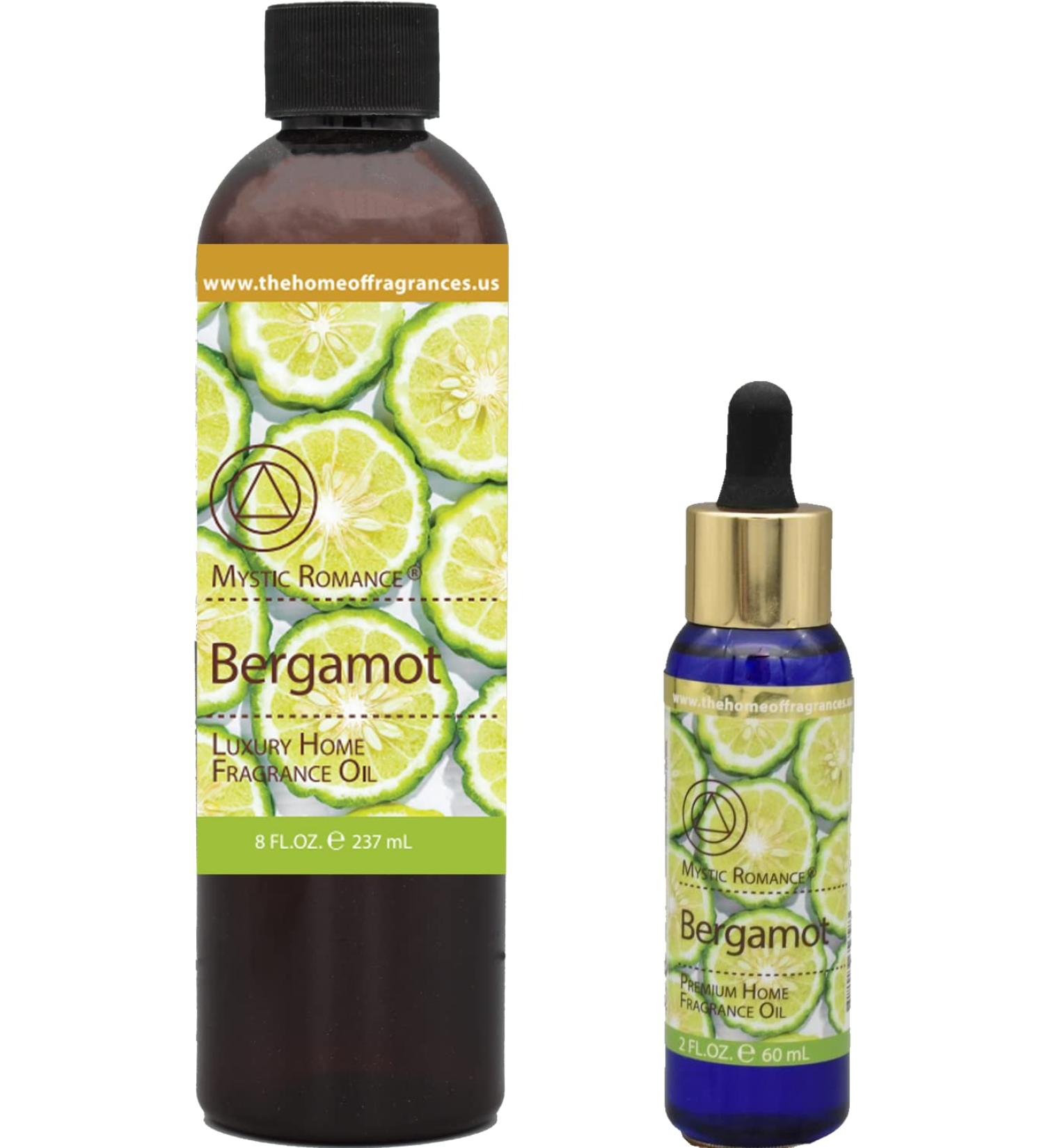 The Home of Fragrances - Set of 2 Bottles of Fragrance Oils - 2oz & 8oz (Bergamot)