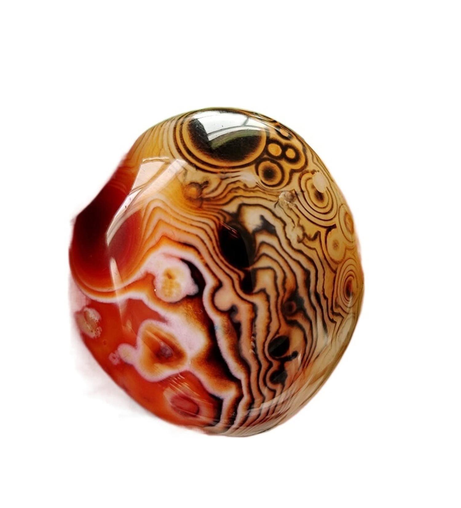 Natural Lace Stone Sardonyx Agate Palm Hand Play Witchcraft Supplies Spiritual Decor Home Decoration Crystals ZJGIDTEM (Color : A599 51g) - Buy Online on GoSupps.com