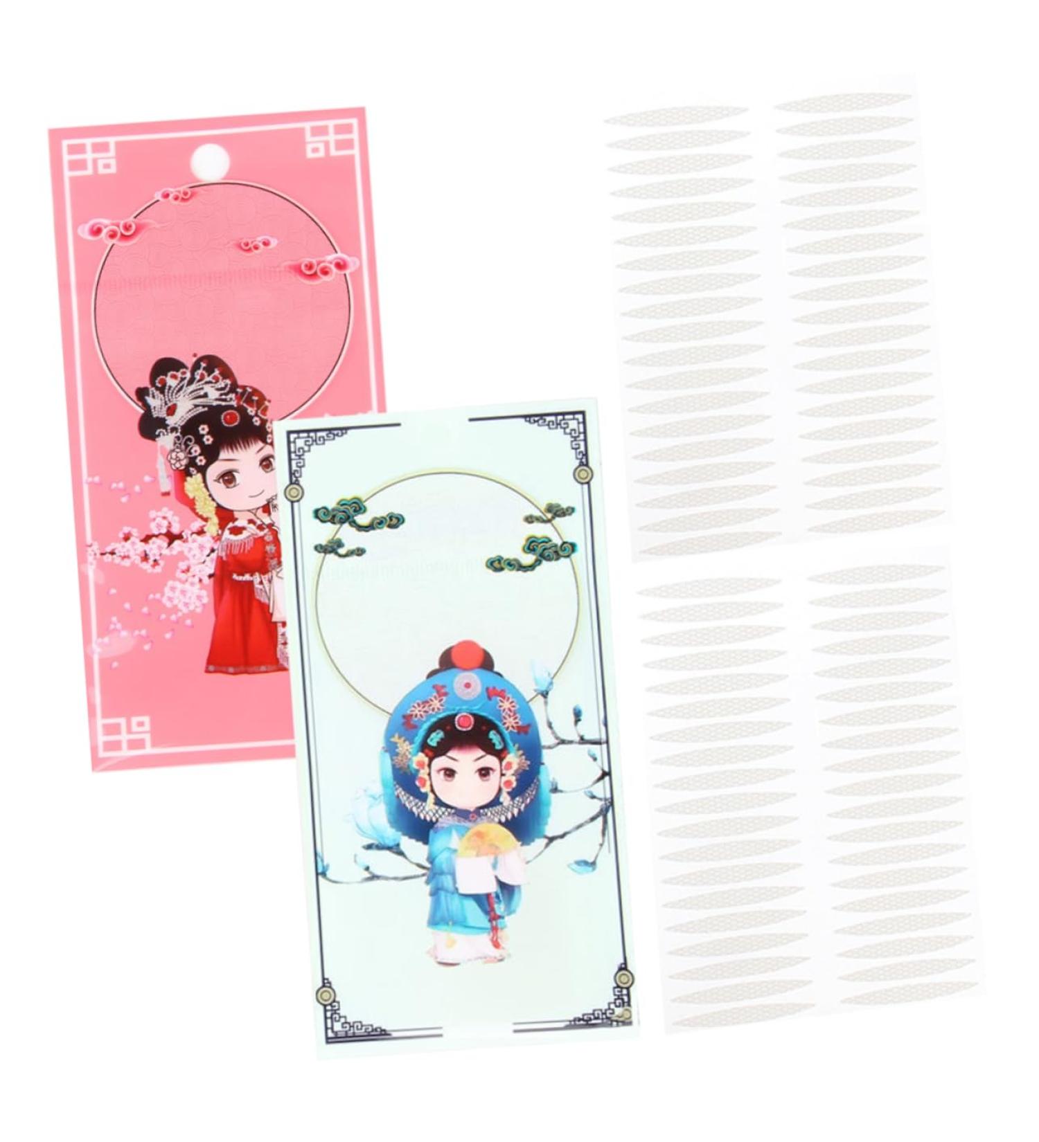 Mikinona Big Eyes 2 Sets 2 Sided Tape Eyelid Lifter Strips for Hooded Eyes Eyelid Strips Beauty Stickers Single Sided - Buy Online on GoSupps.com