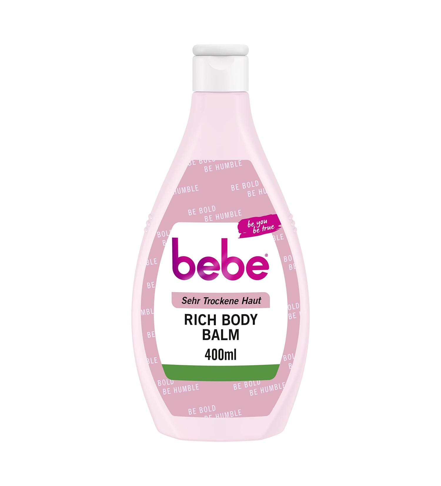 Bebe Rich Body Balm 400ml - Fast-Absorbing Body Lotion with Shea Butter & Beeswax for Very Dry Skin - Moisturizing & Gently Fragrant Body Balm - Buy Online on GoSupps.com