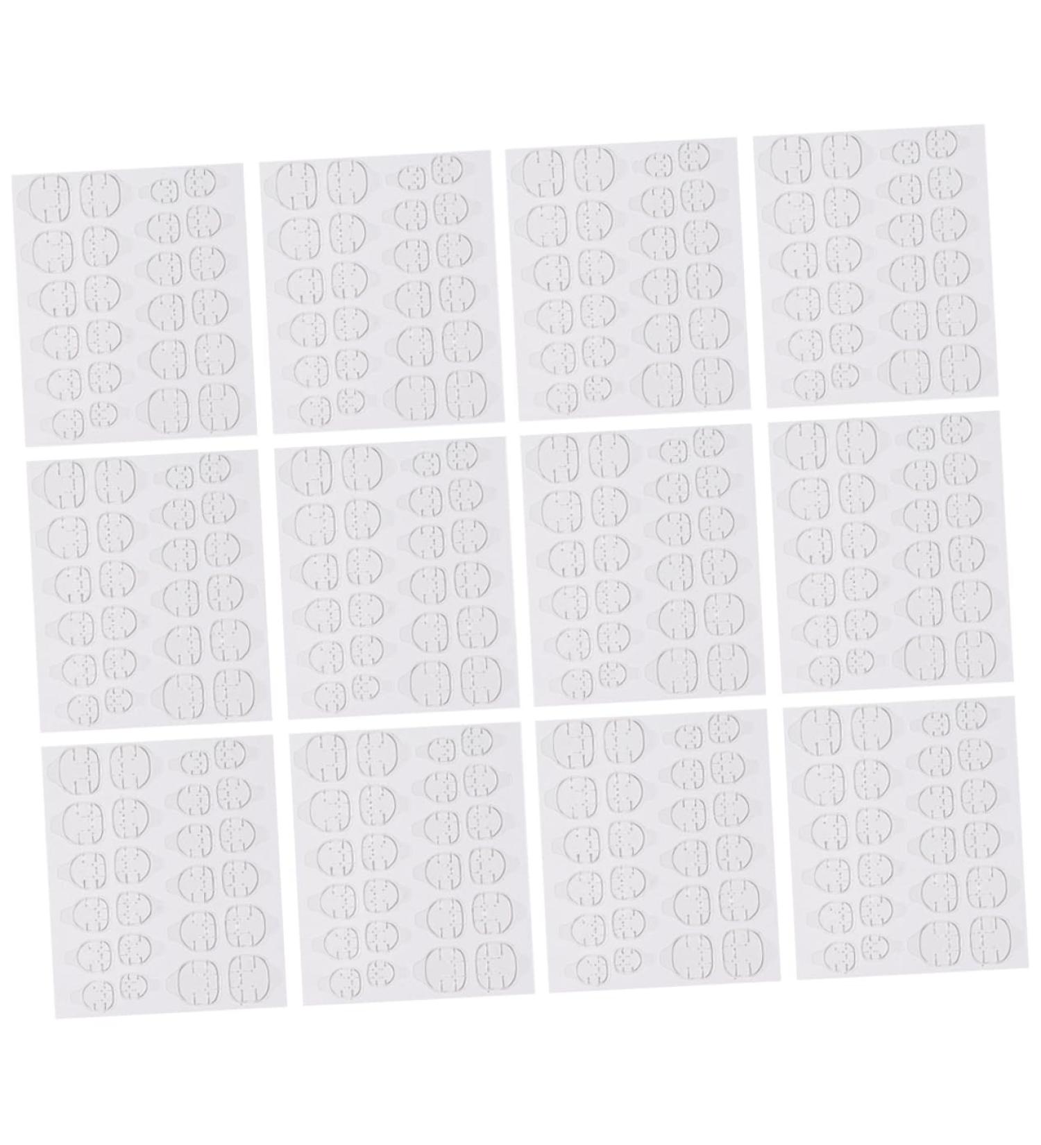 POPETPOP 20 Sheets high viscosity invisible nail glue for acrylic nails double sided tape double sided sticker Adhesive false toenails for big toe wearable plastic Label nail stickers - Buy Online on GoSupps.com