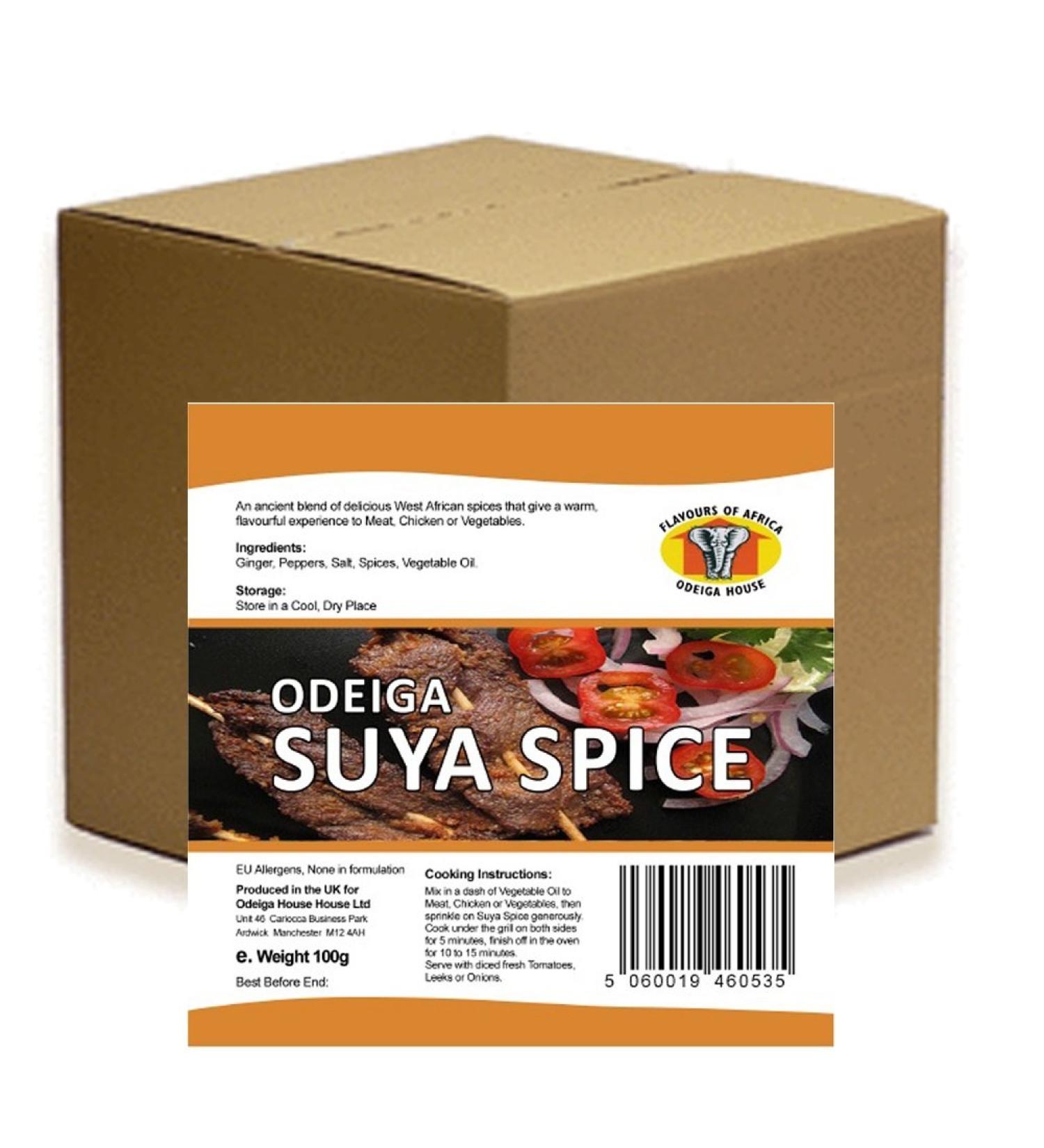 Odeiga Suya Spice 70g (Box of 12)