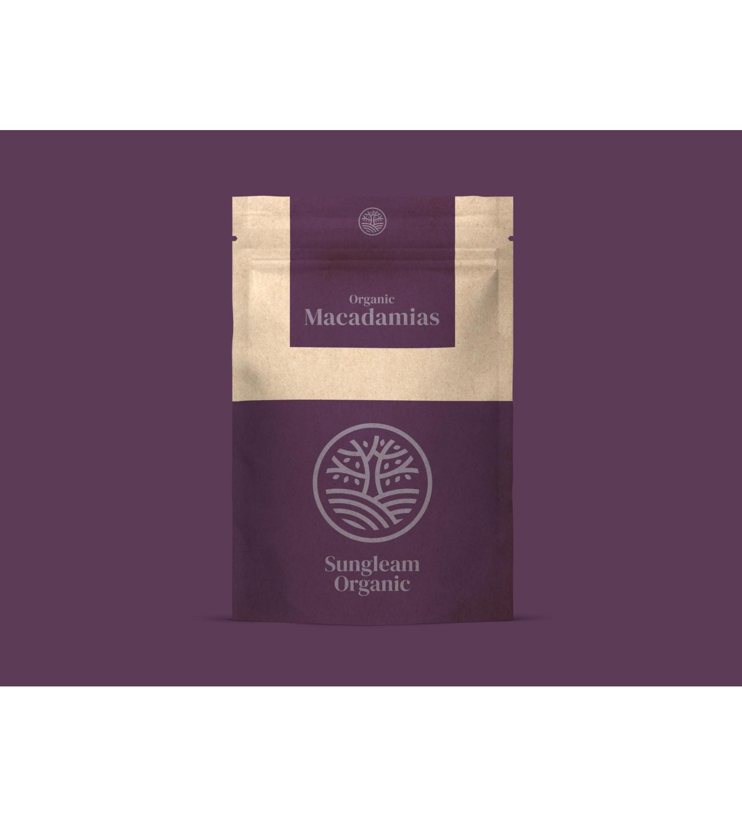 Sungleam Organic Sungleam Organic Macadamia nuts raw 125 g