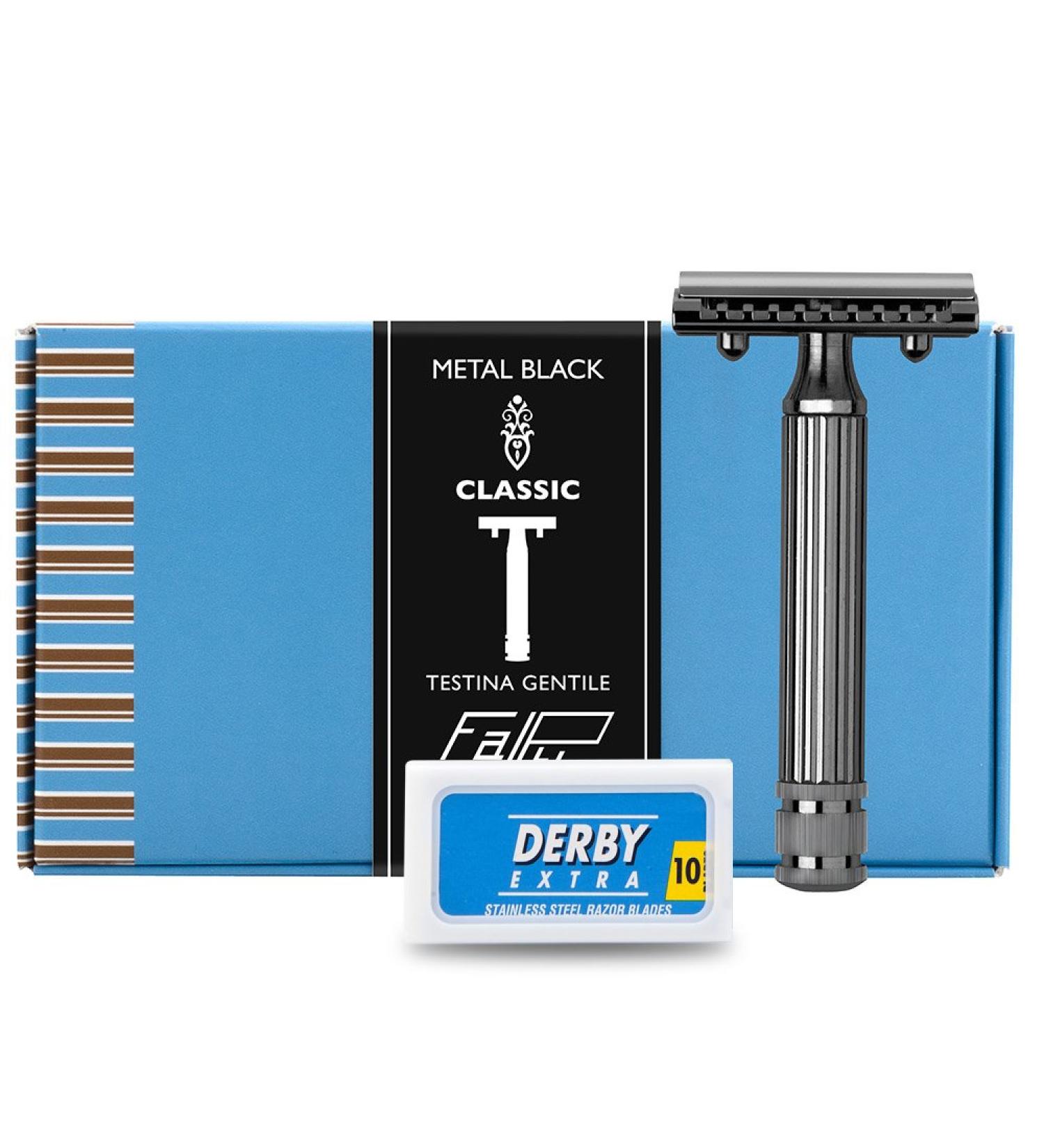 THE GOODFELLAS' SMILE Safety Razor with 10 razor blades included 120 g 1 piece (1 pack)