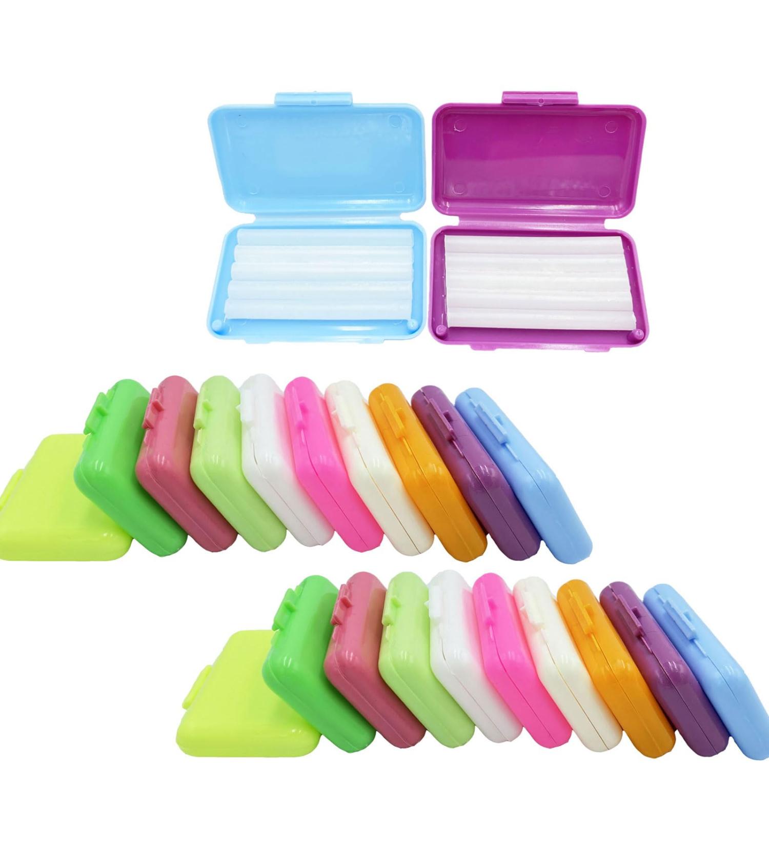 Orthodontic Wax for Braces - Pain Relief 20 Pieces 10 Color Options | Dental Wax for Irritation - Buy Online on GoSupps.com