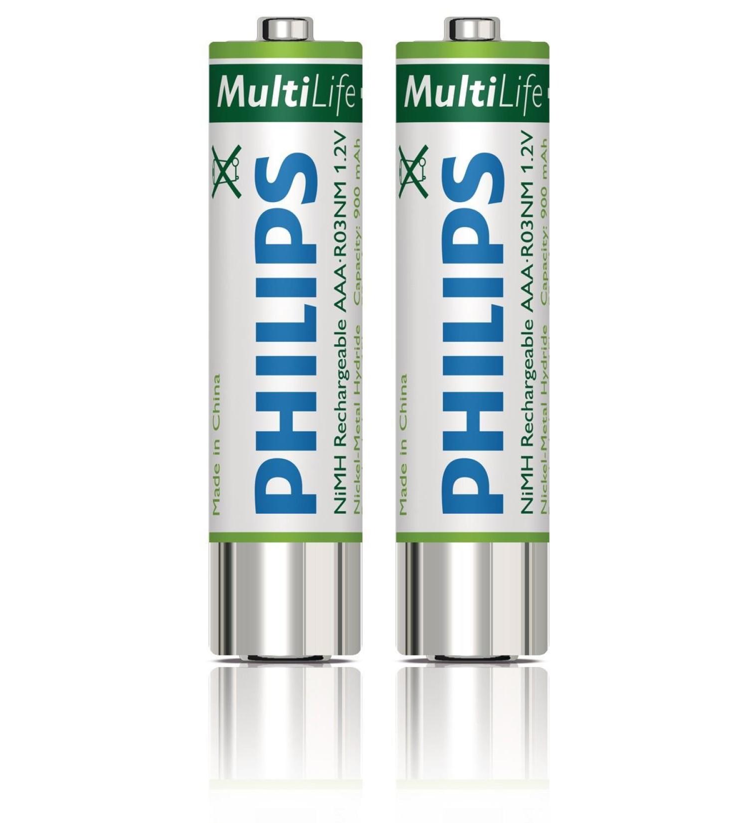 Philips LFH9154/00 Rechargeable NiMH AAA Batteries - Long-lasting Power for Your Devices | Shop Internationally - Buy Online on GoSupps.com