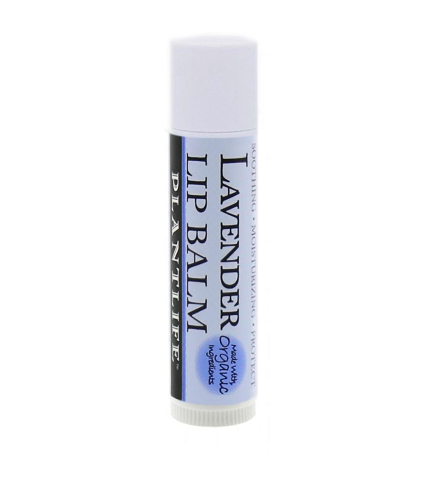 Plantlife Lavender Lip Balm - Organic Made with Beeswax Calendula & Chamomile - Soothing Balm for Chapped Lips - Moisturize Lips & Works on Minor Cuts - Made in California - Buy Online on GoSupps.com