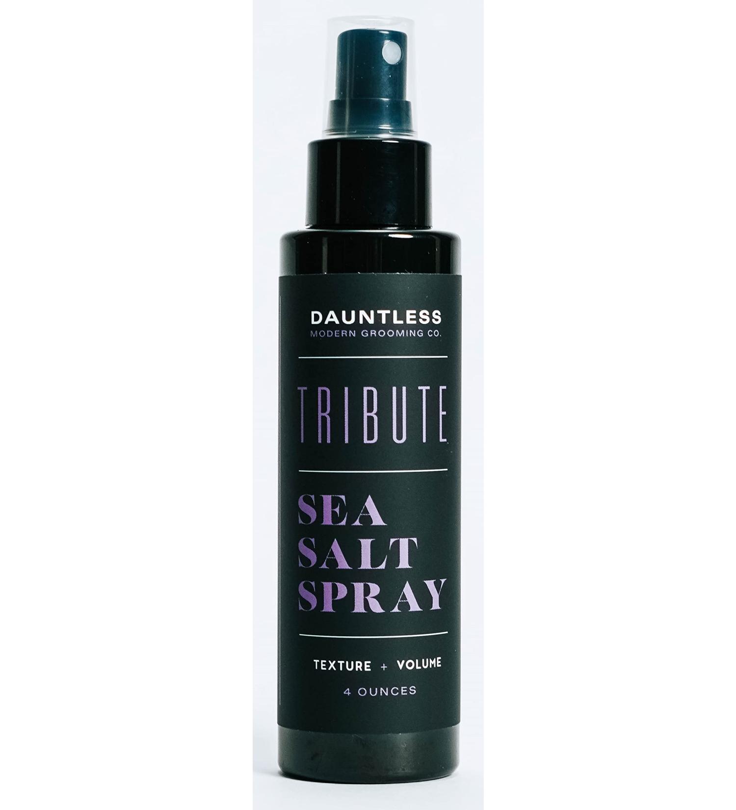 Dauntless Modern Grooming Co. TRIBUTE SEA SALT SPRAY | Adds Volume Texture and Body| For Men and Women 4 Fl Oz (Pack of 1) 4.0 fluid_ounces Pack of 1 - Buy Online on GoSupps.com