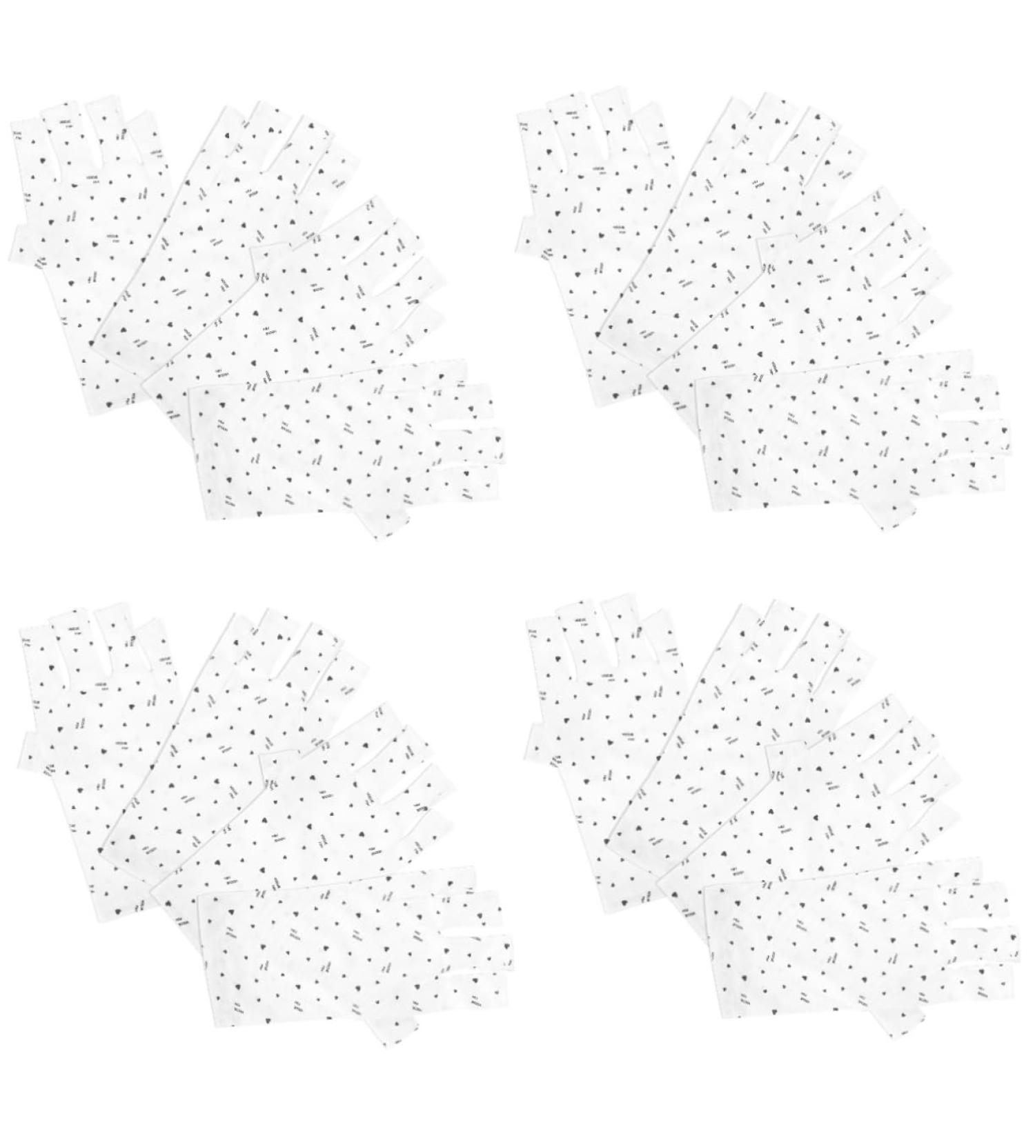 FRCOLOR 8 Pairs Nail Gloves UV Gloves Manicure Gloves Washable Gloves Nail Gel Anti-uv Mittens Sunblock Gloves Nail Art Protecting Gloves Fingerless UV Protective Gloves Polyester - Buy Online on GoSupps.com