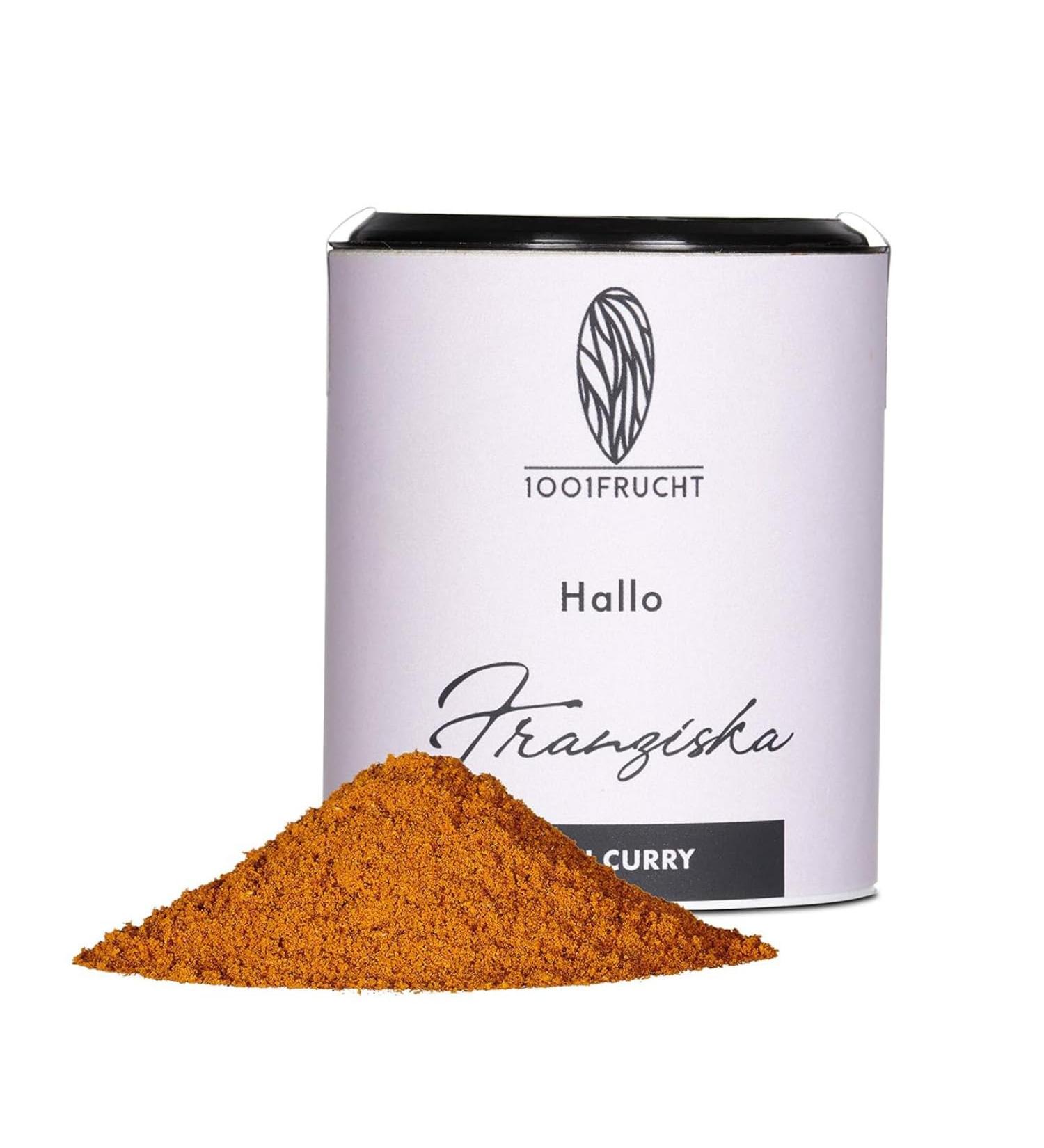  1001 Frucht 1001 Frucht "Franziska" Thai Curry Powder 65g - Sharp Curry Powder for a Perfect Sausage - Curry Spice Blend - Premium Quality - No Cheap Blending - Buy Online on GoSupps.com
