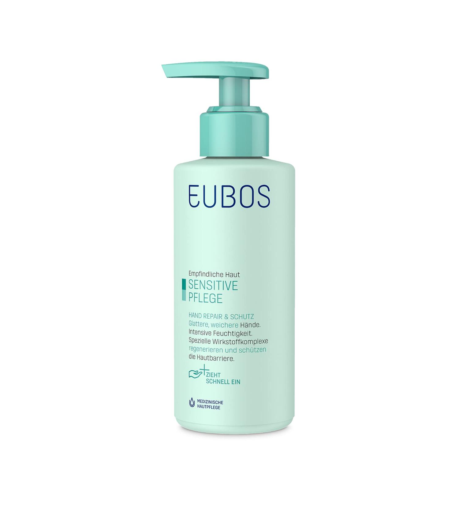 Eubos I Sensitive Care Hand Repair & Protection 150 ml - Dermatologically Tested for Sensitive Skin - Best Hand Cream for Repair & Hydration - Buy Online on GoSupps.com