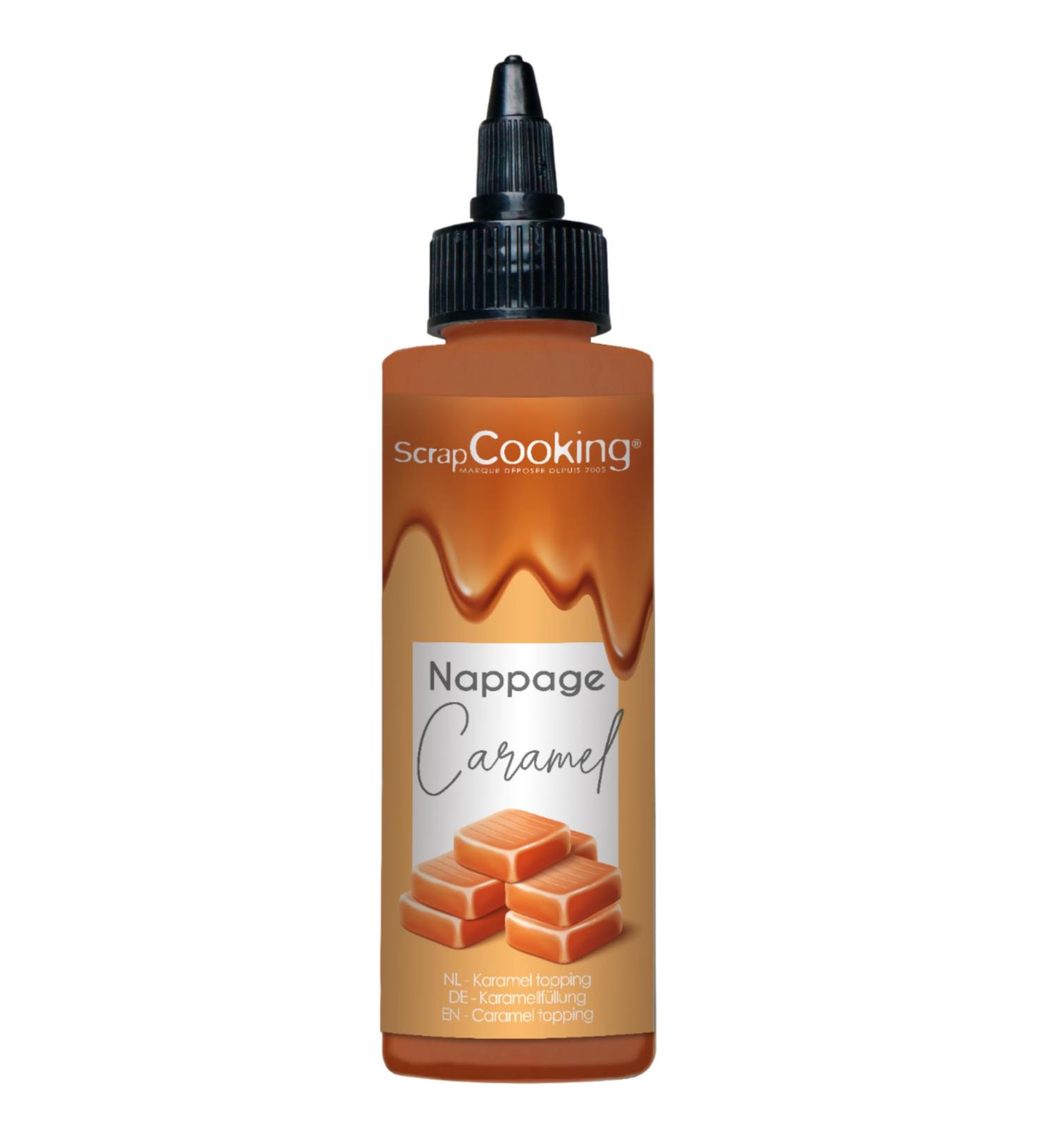 ScrapCooking - Nappage Caramel 160 g - Flacon Squeezer - Pour Topping & D coration G teaux Glaces Yaourts Cr pes & Gaufres - D co Alimentaire P tisserie - 8562 - Buy Online on GoSupps.com