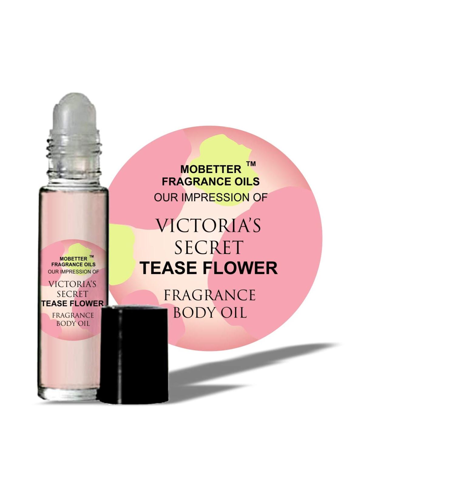 MOBETTER FRAGRANCE OILS' Our Impression of Tease Flower (W) Body Oil 1/3 oz roll on Glass Bottle