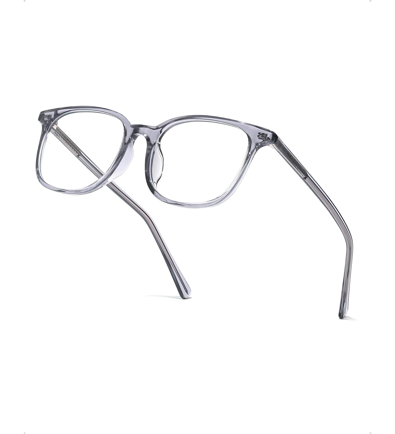 SIPHEW Blue Light Filter Glasses - Prescription-Free Computer & Gaming Glasses in Gray | Protect Your Eyes from Blue Light - Buy Online on GoSupps.com