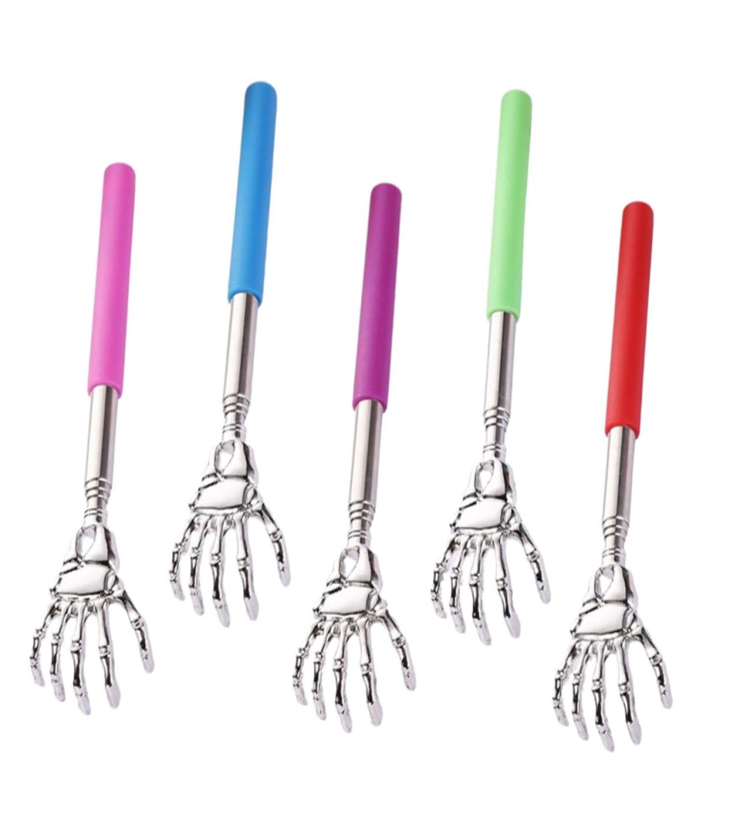 Orfofe 5-in-1 Tickle Scratch Retractable Back Scratcher - Telescopic Massage Tool for Women | International Shipping Available - Buy Online on GoSupps.com