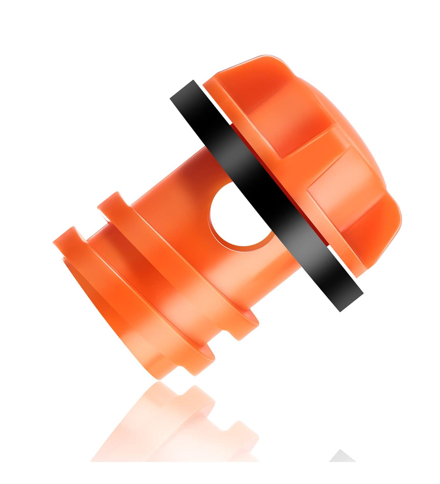 Rotomolded Cooler Drain Plugs Replacement - Leak-Proof Design, Compatible with Major Brands - Orange - Buy Online on GoSupps.com