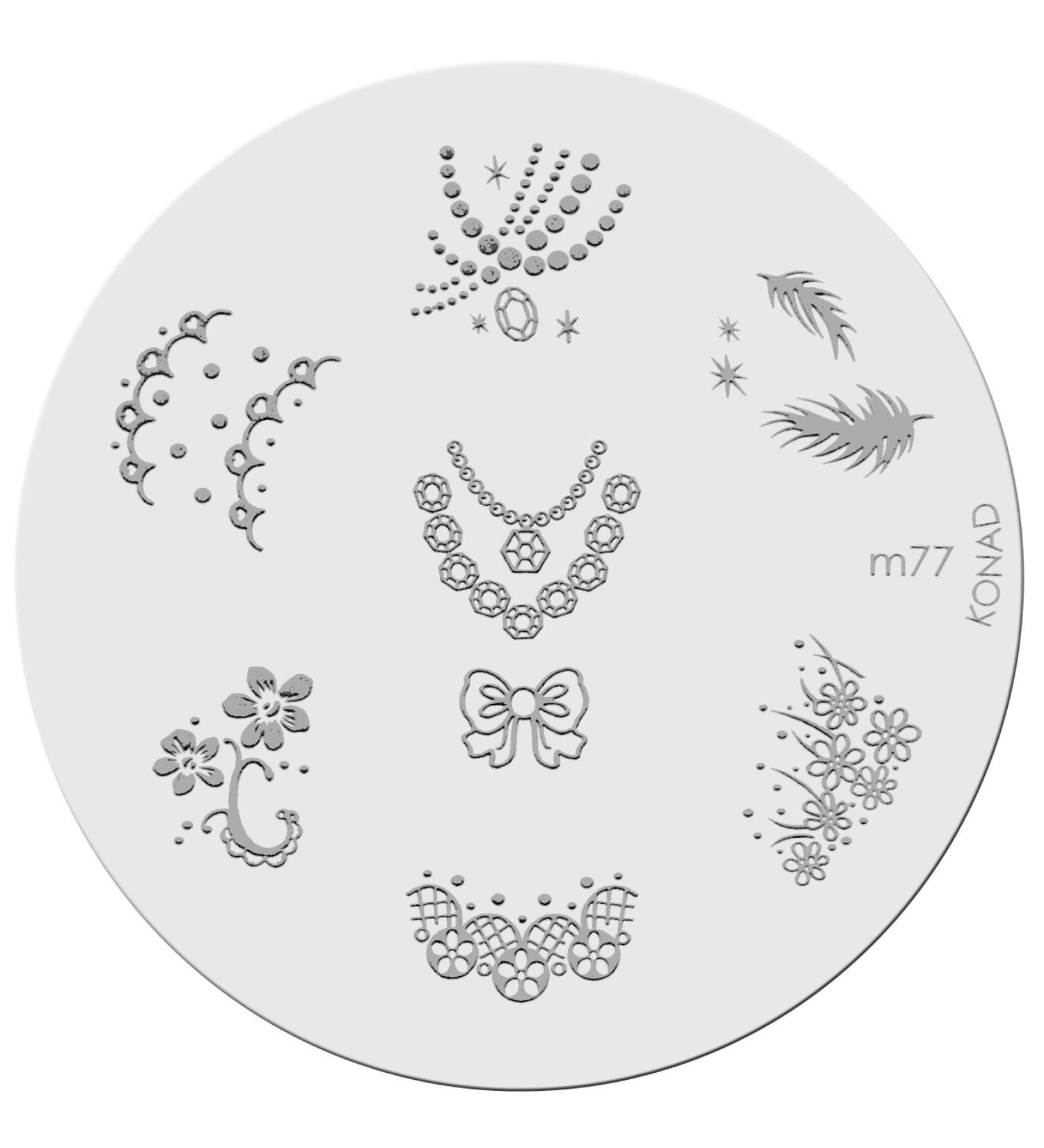 Stamping template # M-77