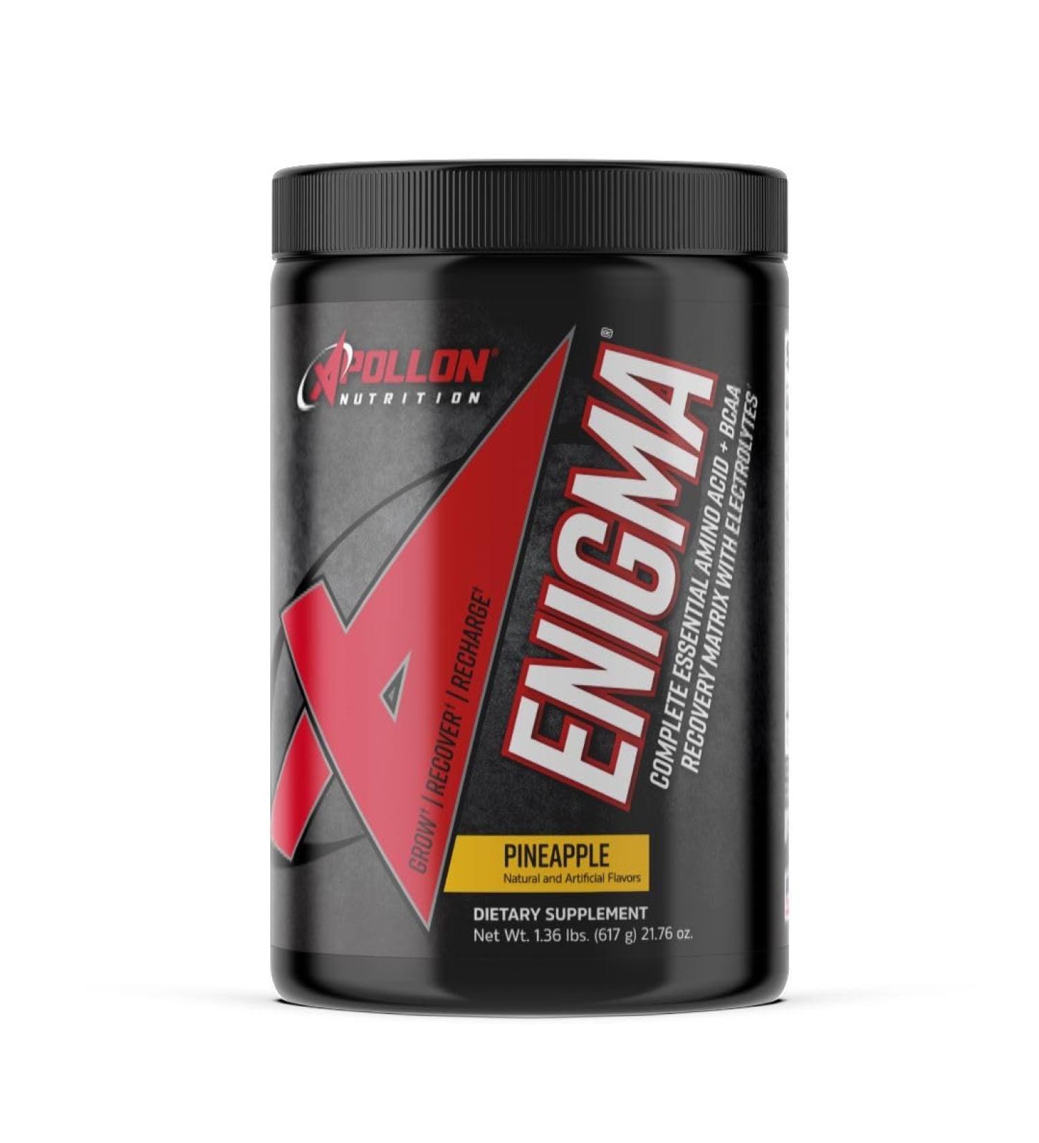 Apollon Nutrition Enigma Complete EAA + BCAA Recovery Matrix | 23.5g Total Aminos 5g Leucine | Glutamine + Electrolytes | Pineapple 40 Servings Pineapple 1.1 Ounce (Pack of 1) - Buy Online on GoSupps.com