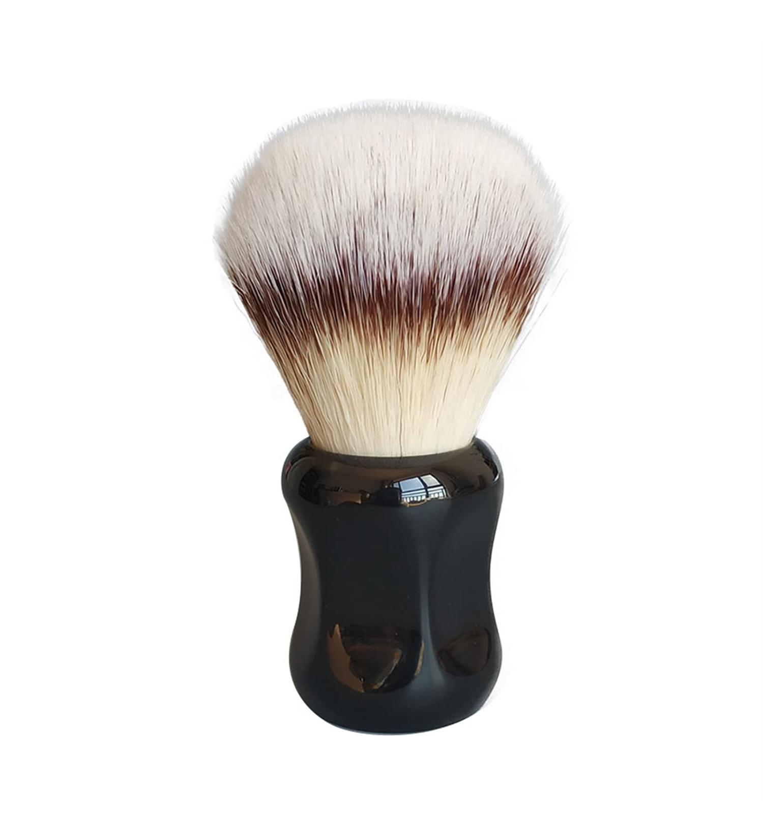 AnSafe Shaving Brush High Quality Soft Rayon Hair Resin Handle Beard Soap Foam Brush Handmade Shaving Brush (Color : B)