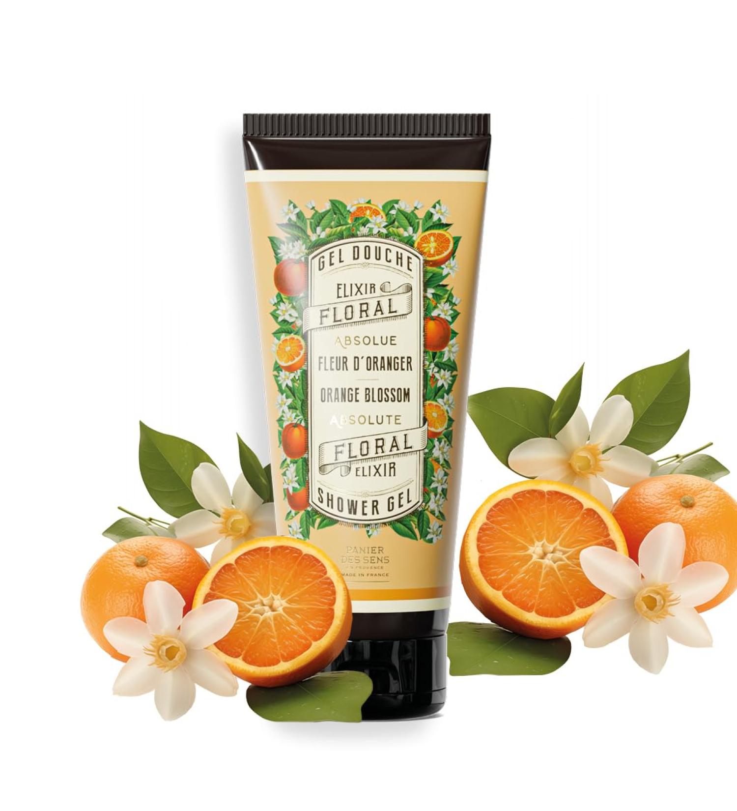Panier des Sens - Orange Blossom Moisturizing Body Wash for Women & Men - Gentle Shower Gel 95% Natural Ingredients for Normal Sensitive Skin - Body Care Made in France SLS Free Vegan - 6.8 Floz 6.8 Fl Oz (Pack of 1) - Buy Online on GoSupps.com