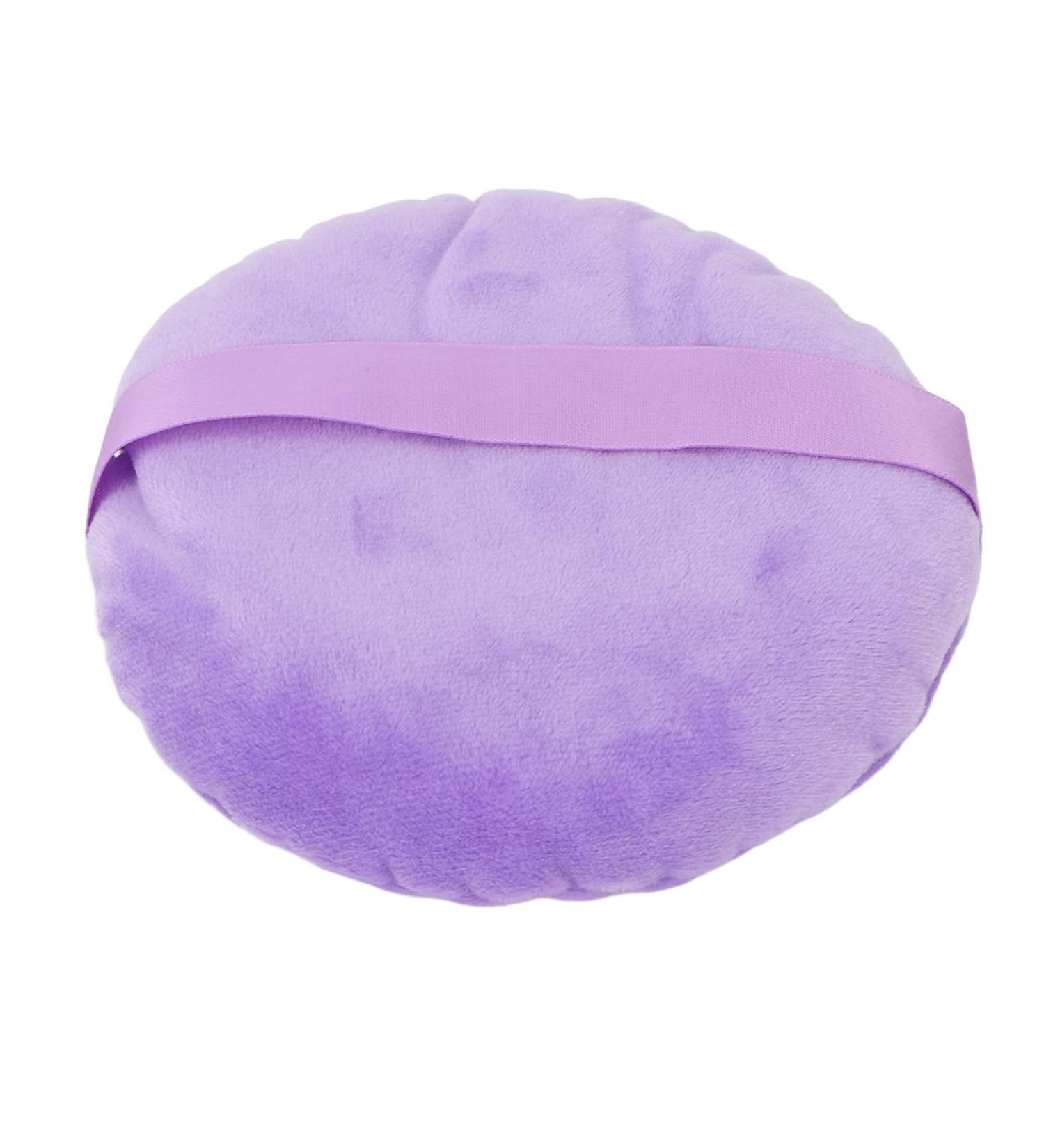 Large Powder Puff Large Round Loose Body Powder Puff Round Fluffy Powder Soft Swansdown for All Skin Perfect Size with Easy Clean (Purple) - Buy Online on GoSupps.com
