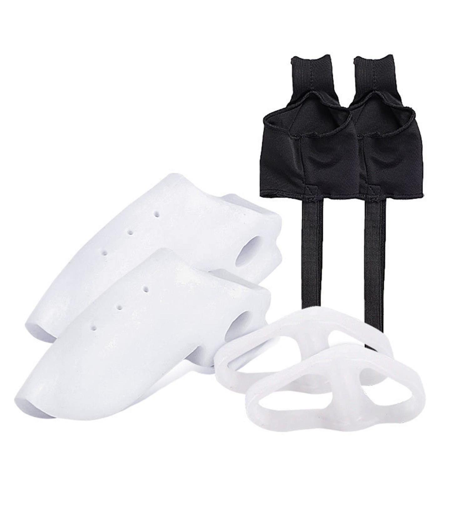 Orthopedic Corrector Set - Toe Separator for Men & Women - 6 Pack Big Toe Straightener - Non-Surgical Hallux Valgus Correction - Relief Dry Heel Cream - One Size - Buy Online on GoSupps.com