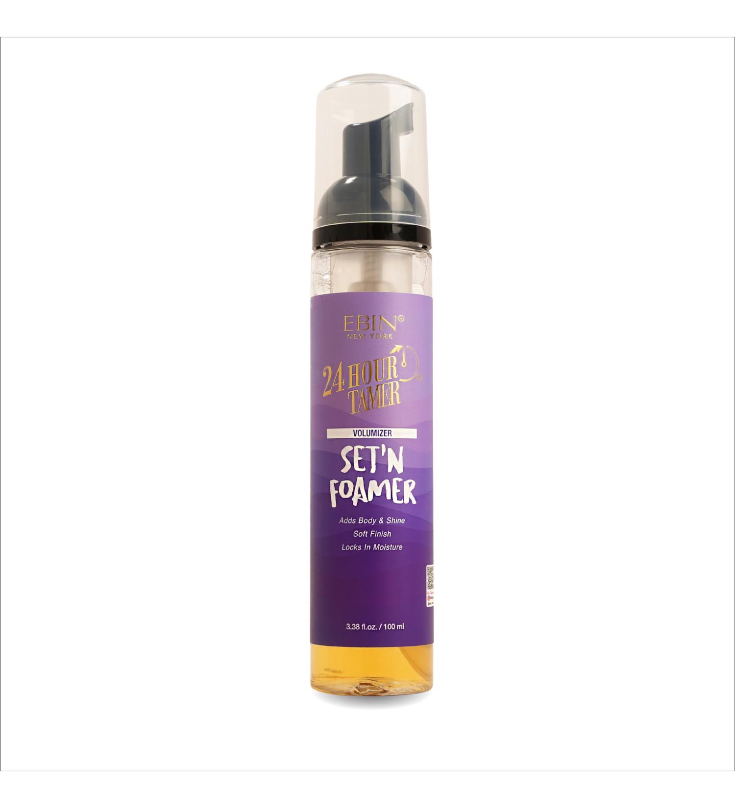 24 Hour Tamer Set'n Foamer Volumizer 3.38oz/ 100ml - Enhance Volume & Shine Define Curls & Waves Soft Finish with Lightweight Texture Locks in Moisture Nourishes Curls No Flake 3.38 Fl Oz (Pack of 1) Volumizer - Buy Online on GoSupps.com