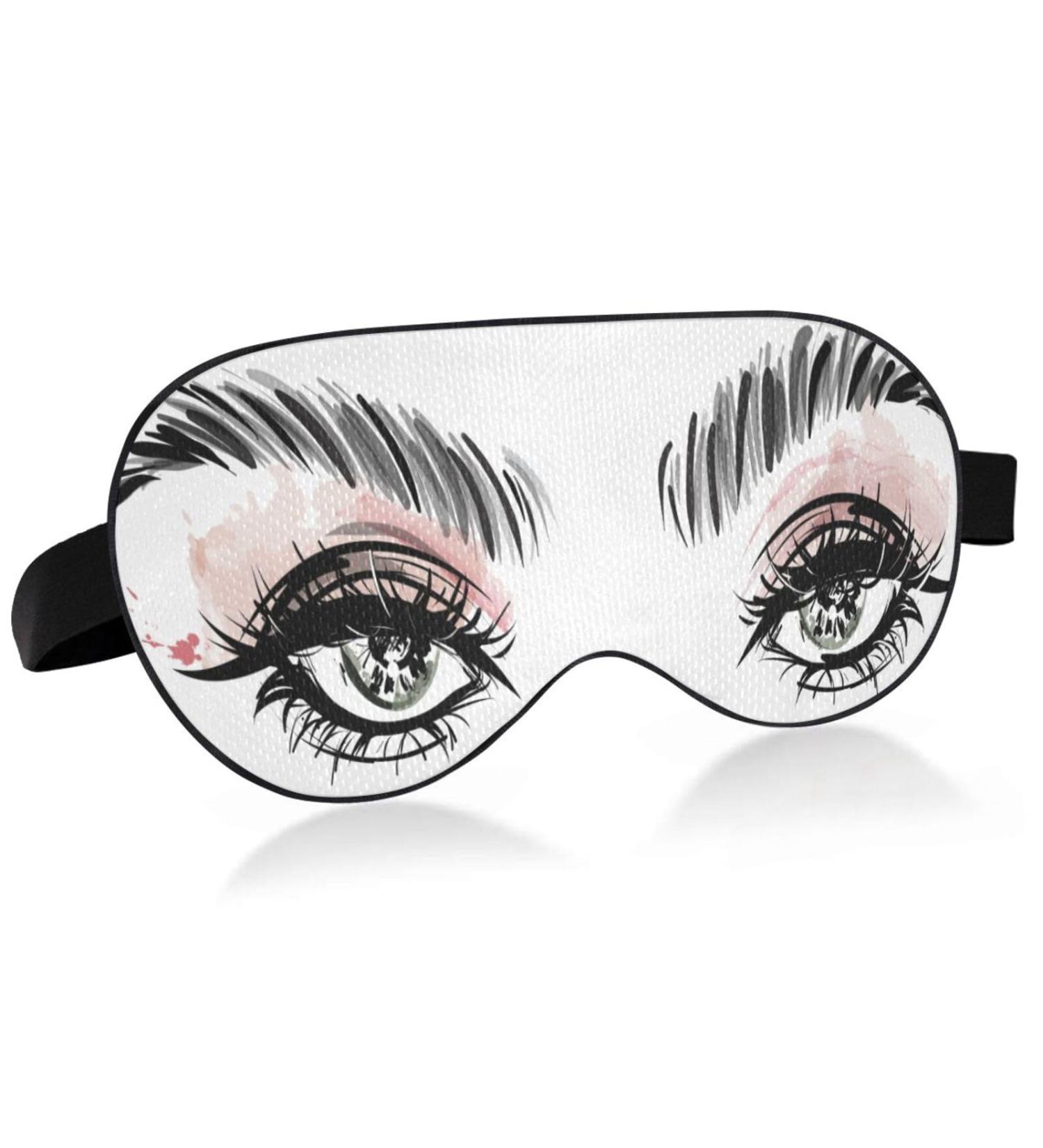 Light Blocking Sleep Mask | Soft Adjustable Eye Mask for Travel & Naps - Ideal for Men & Women - Buy Online on GoSupps.com