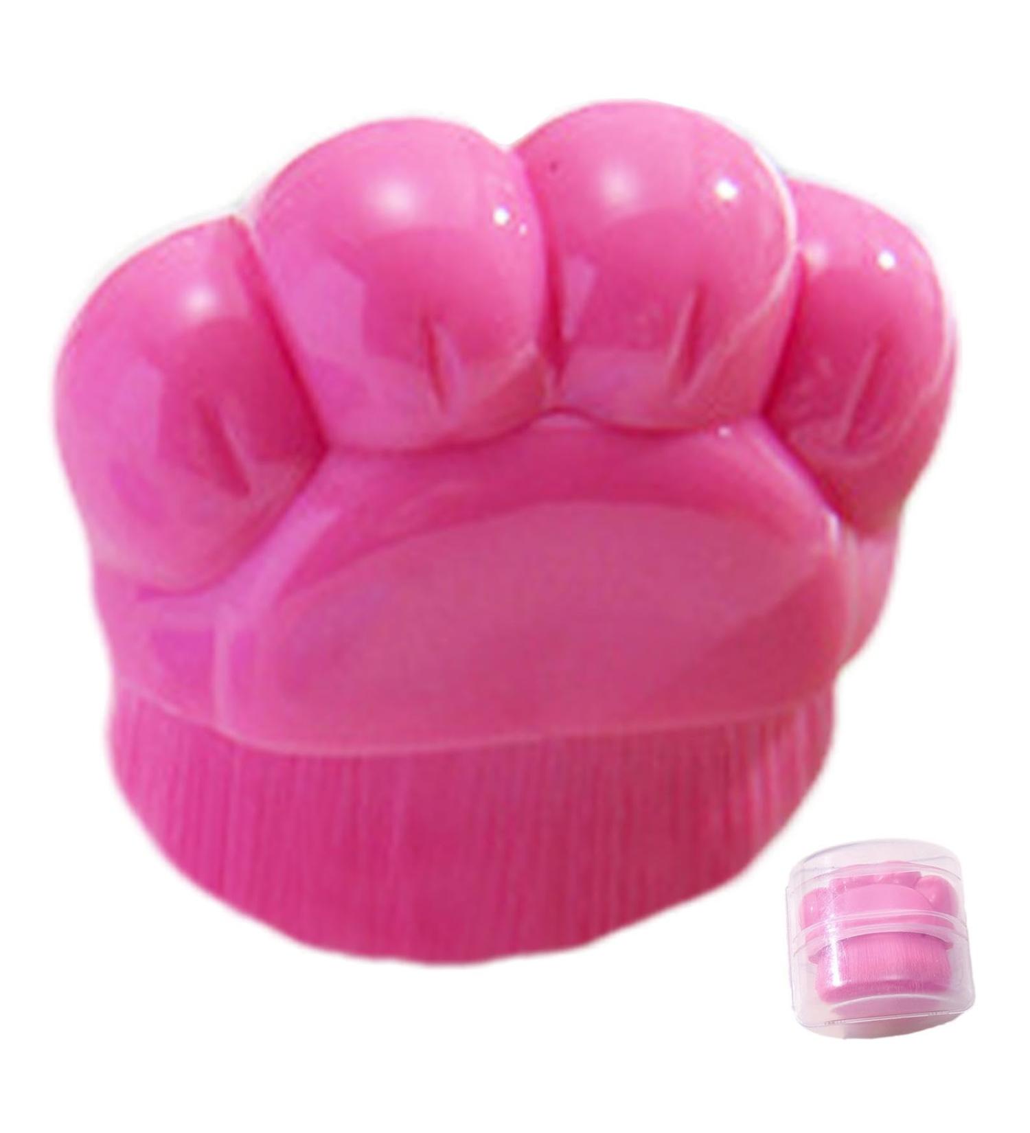 Sunscreen Brush for Kids Cat Paw Sunscreen Applicator Suntan Lotion Brush Ergonomic Sunblock Brush Set Sun Cream Applier Skin-Safe Sunscreen Applier for Children Hot Pink - Buy Online on GoSupps.com