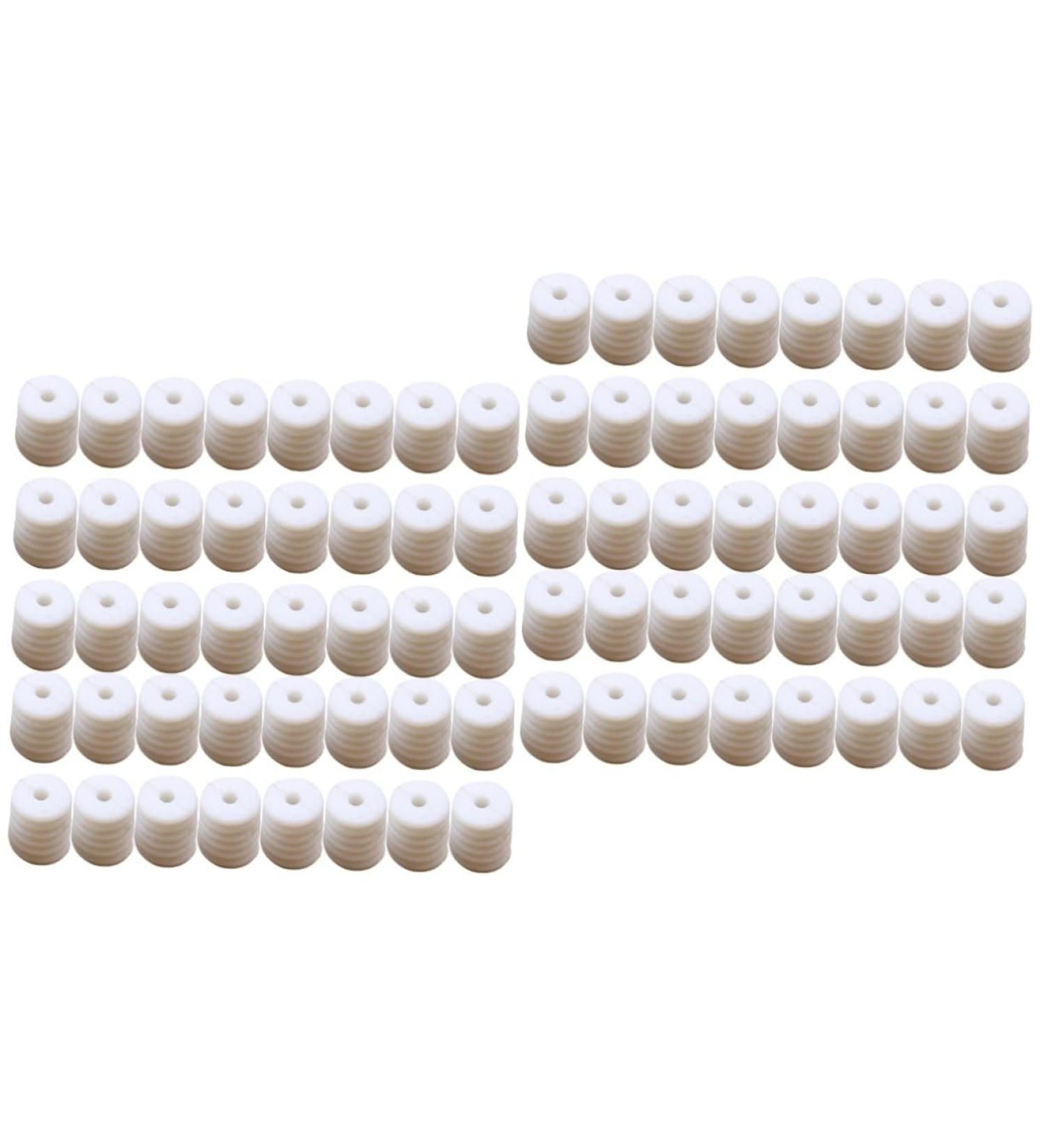Gatuida Elastic 500pcs Butt Connector Non-Slip Face Mask Lanyard Adjustment Buckle - White Snap Fastener 1x0.6CM - Buy Online on GoSupps.com