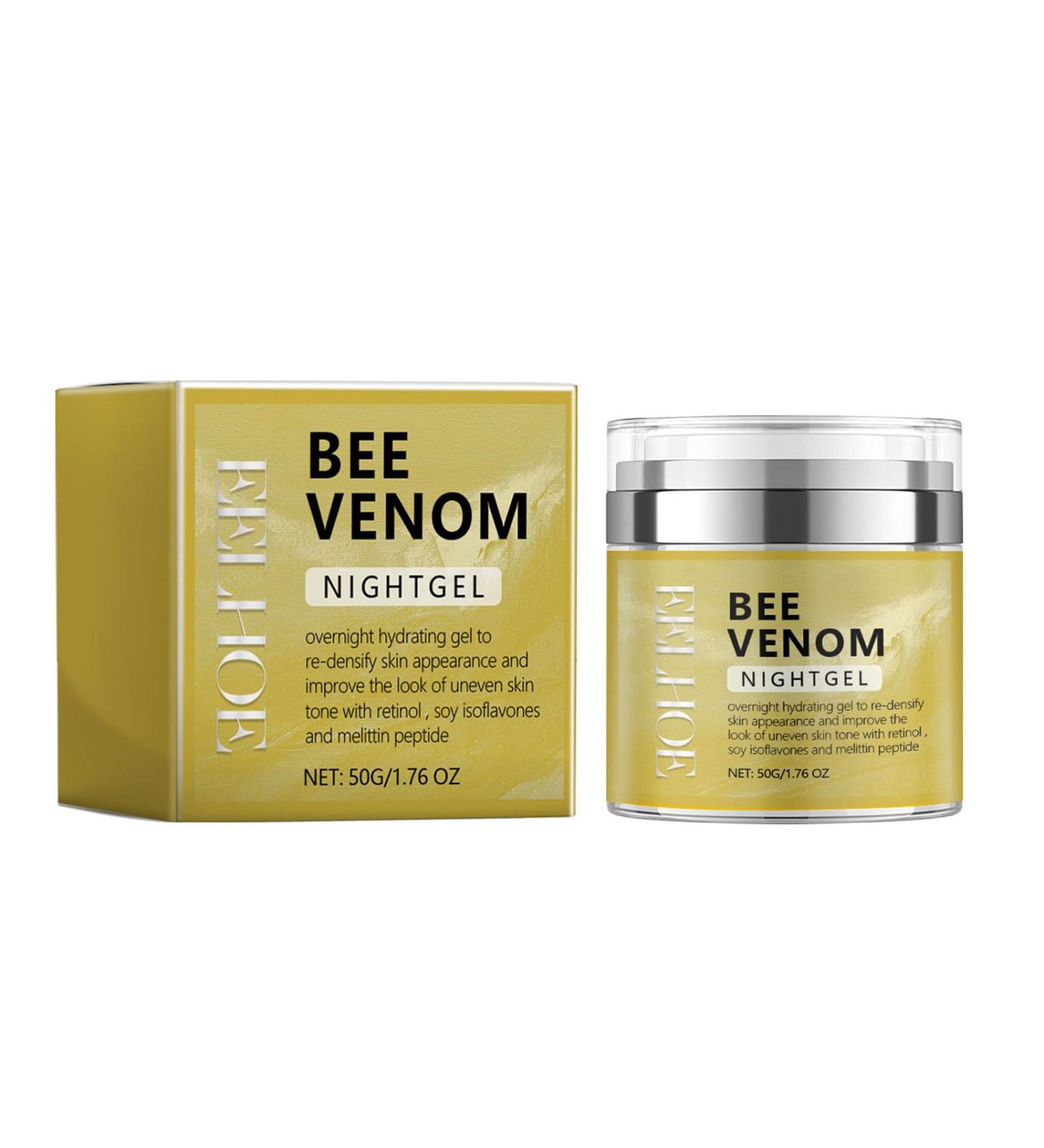 Anti-Aging Bee Venom Facial Gel Moisturizer Anti-Wrinkle Cream Firming Face Cream Facial Moisturizer with Collagen and Hyaluronic Acid Anti-Wrinkle Reduce Fine Lines - Buy Online on GoSupps.com