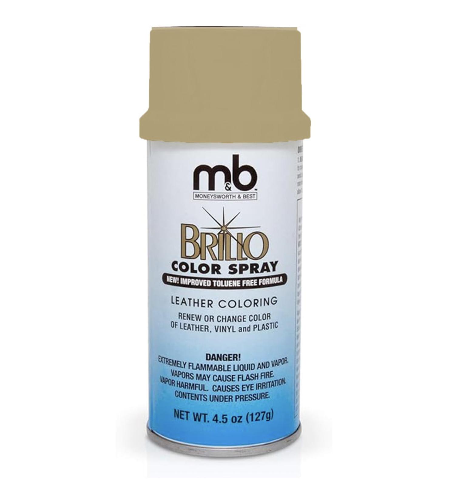 Shoe Dye Colouring Sprays - Spray Dye for Footwear Leather Vinyl and Upholstery - Re-Colour Shoes Bags Upholstery and Leather Products (Bark) - Buy Online on GoSupps.com