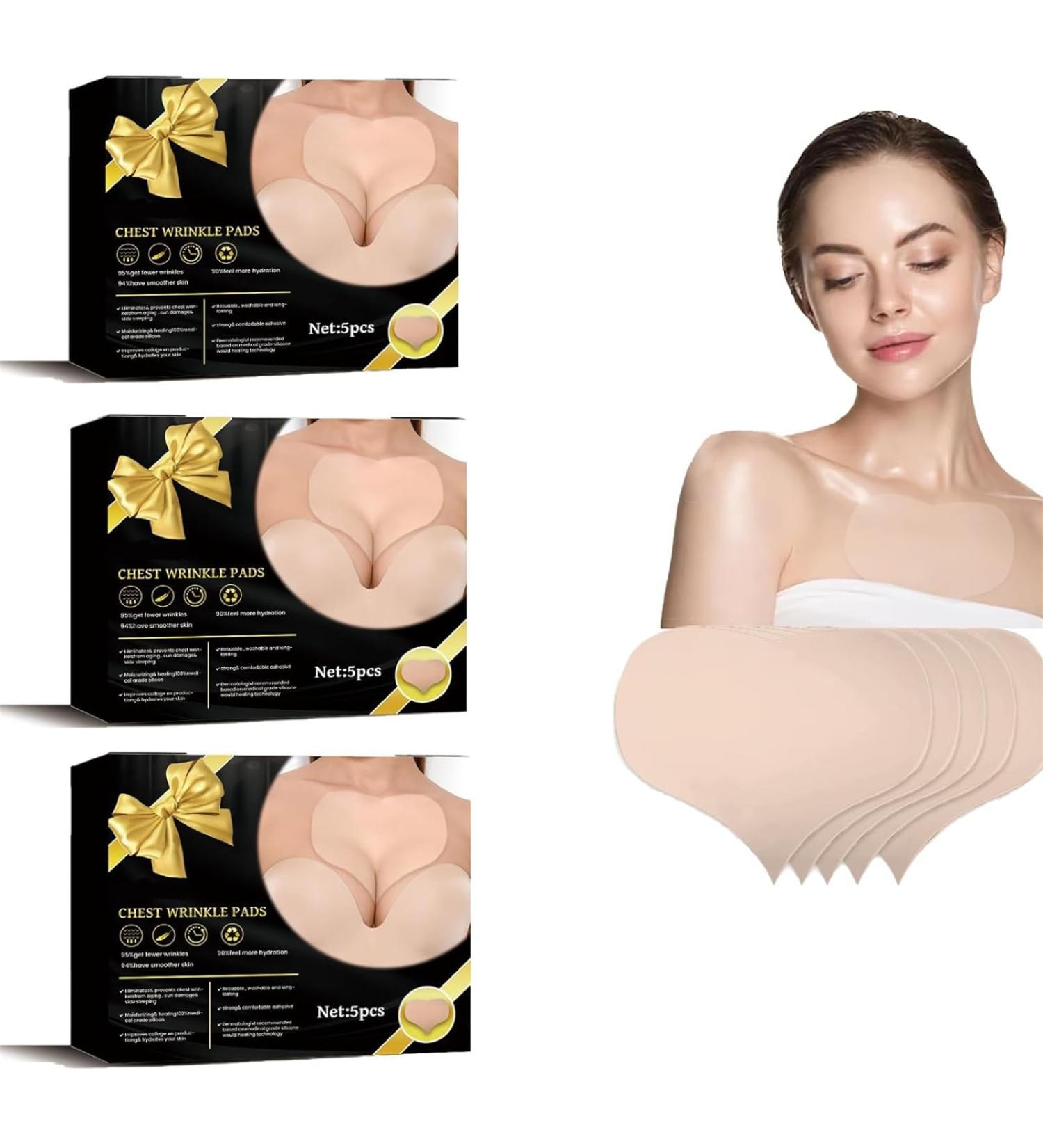EXQST Anti-Wrinkle Chest Pads Chest Smoothing Patch Anti-Wrinkle Anti-Aging Collagen Natural Hydration Chest Lifting Patch - Buy Online on GoSupps.com