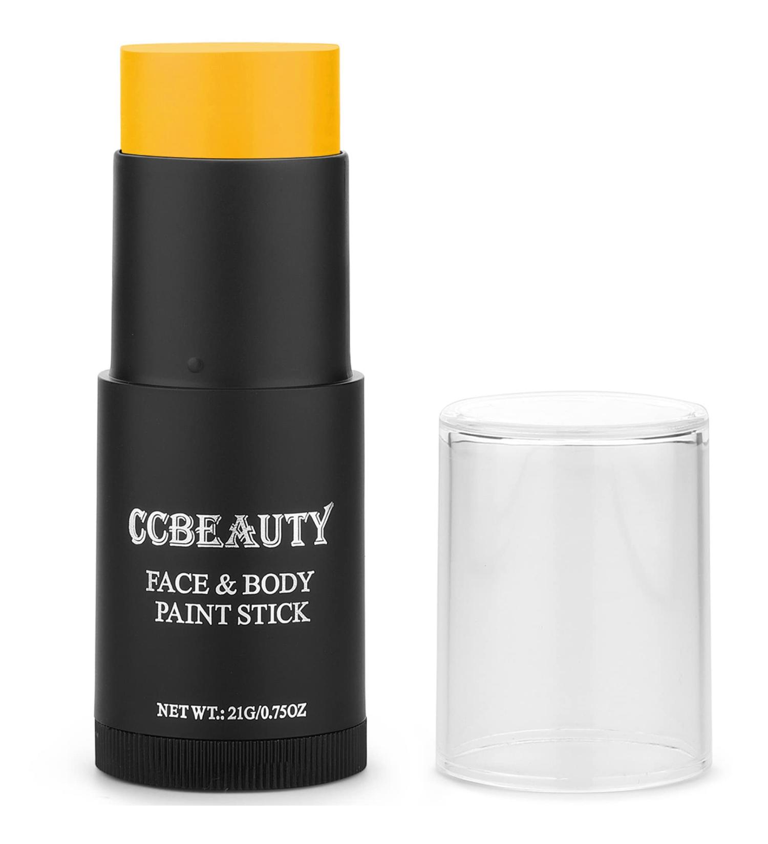 CCbeauty Yellow Face Paint Stick Face Painting Kit Non Toxic SFX Makeup For Simpsons Animal Halloween Costume Cosplay Oil Based Professional FX Body Paint For Adults Full Coverage Painting Foundation - Buy Online on GoSupps.com